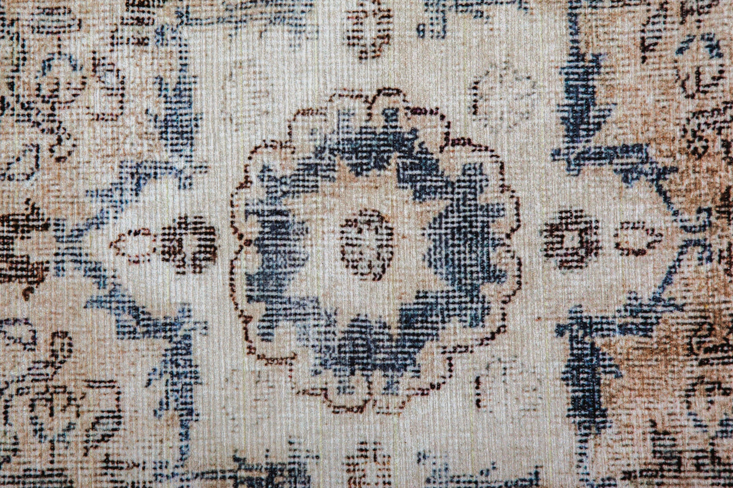 my home Teppich »Rayan«, rechteckig, 9 mm Höhe, Orient-Design, Vintage, Kurzflor, Teppich mit Bordüre