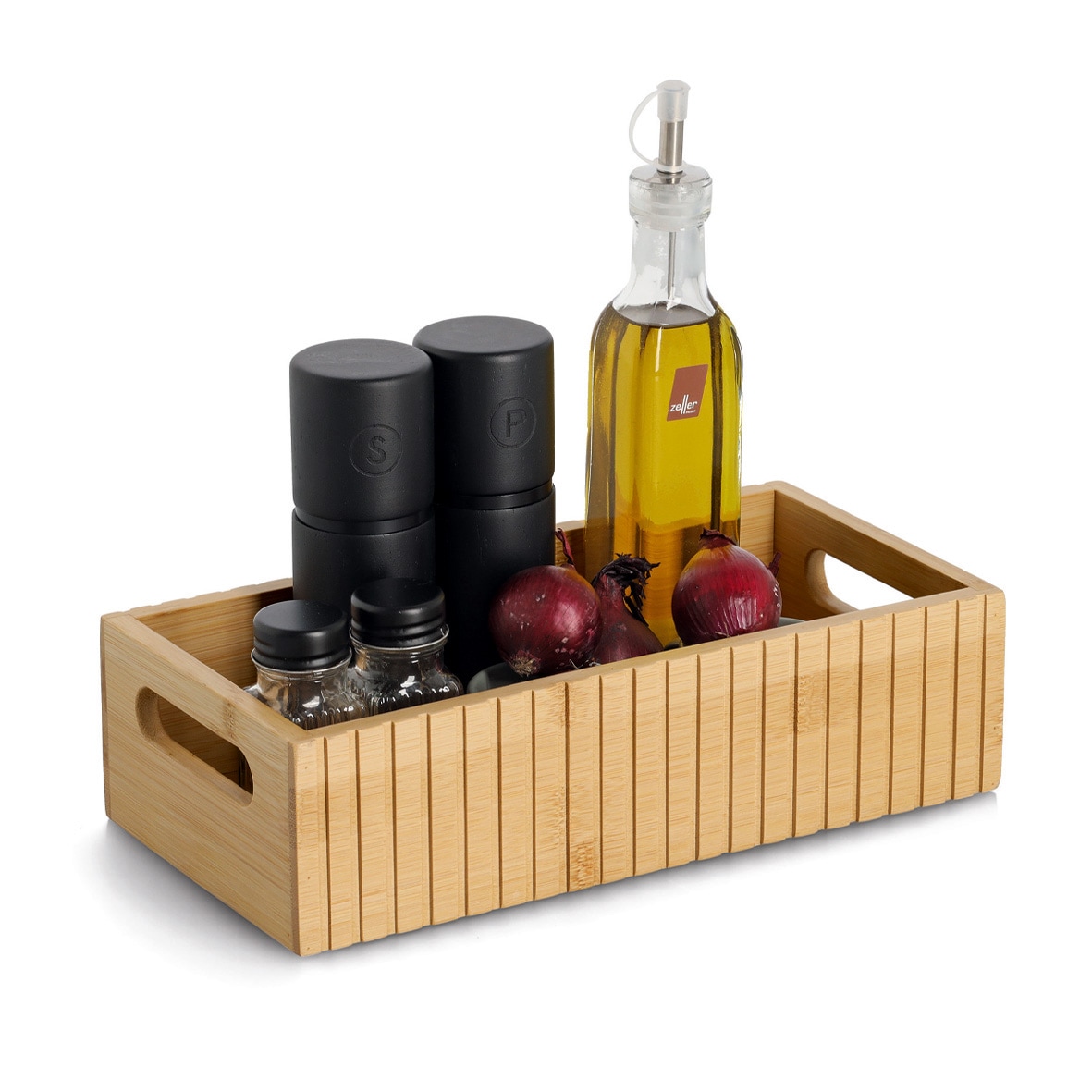 Zeller Present Aufbewahrungsbox »Aufbewahrungsbox, Bambus« 2er-Set, ca. 30x15x8 cm