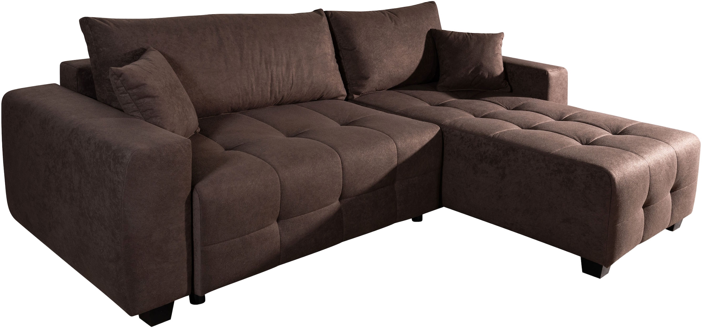 COLLECTION AB Ecksofa Ecksofa,Schlaffunktion,Bonnelfederkern,Rückenkissen
