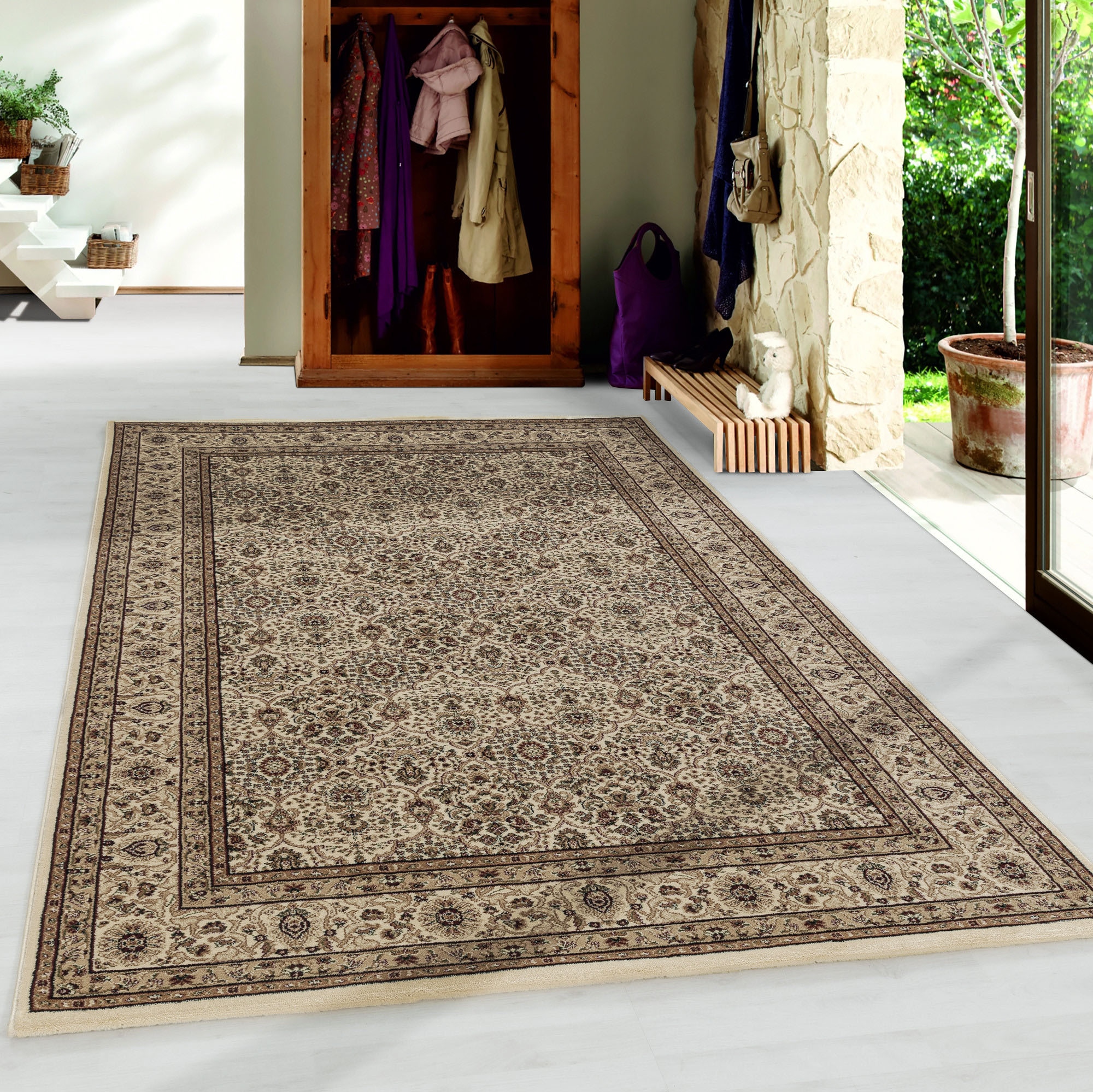 »KASHMIR OTTO-Shop im Wohnzimmer, rechteckig, 2602«, Teppich Optik Teppiche Ayyildiz Orient