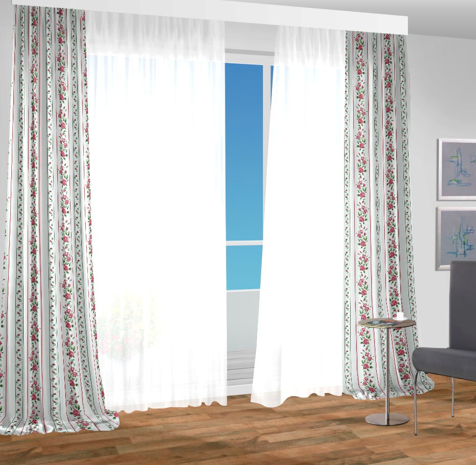 VHG Vorhang nach Maß »Chrissi«, (1 St.), blickdicht, Polyester, Baumwolle, Motiv... kaufen