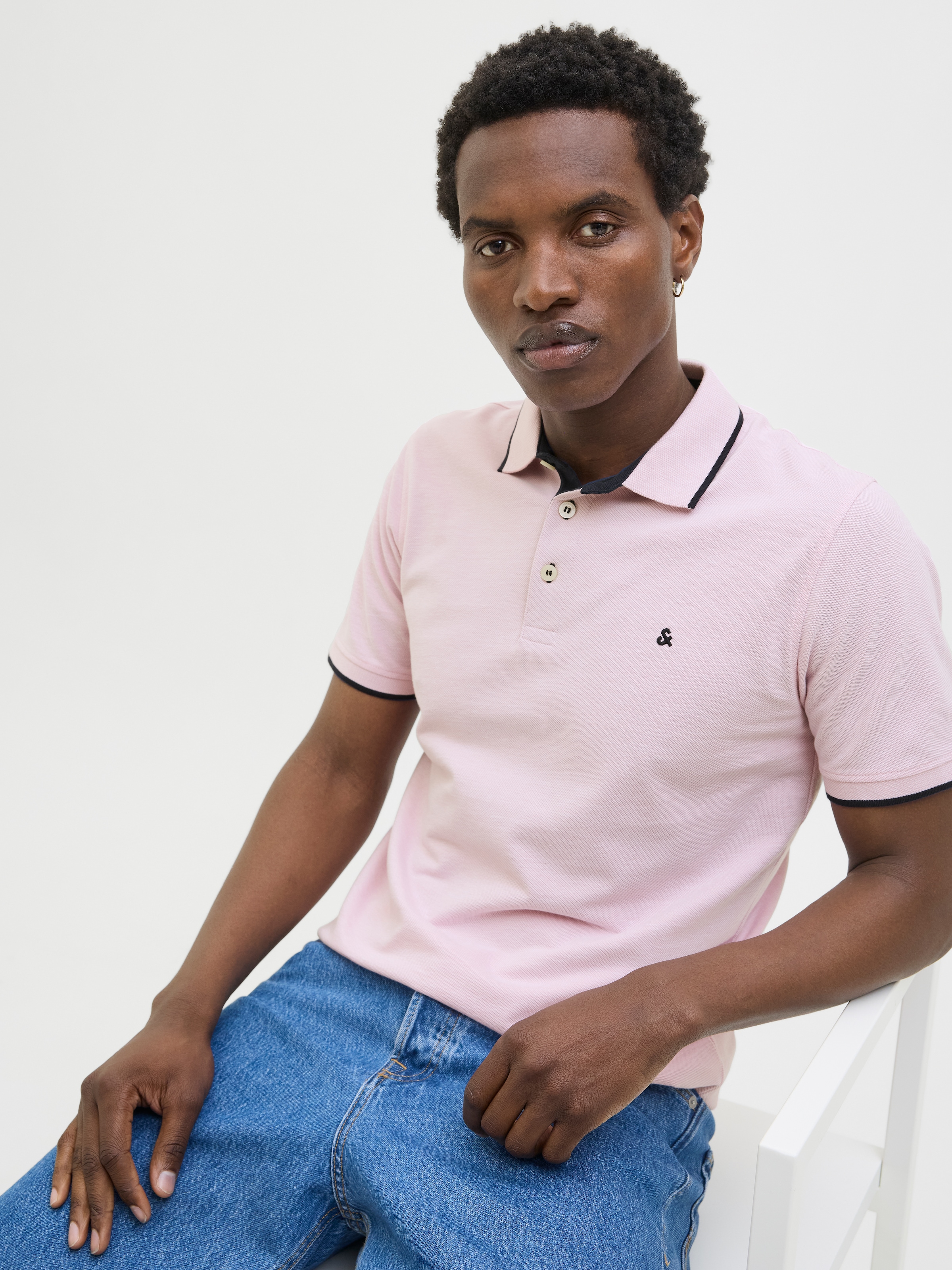 Jack & Jones Poloshirt »JJEPAULOS POLO SS NOOS«, mit Logo Stickerei