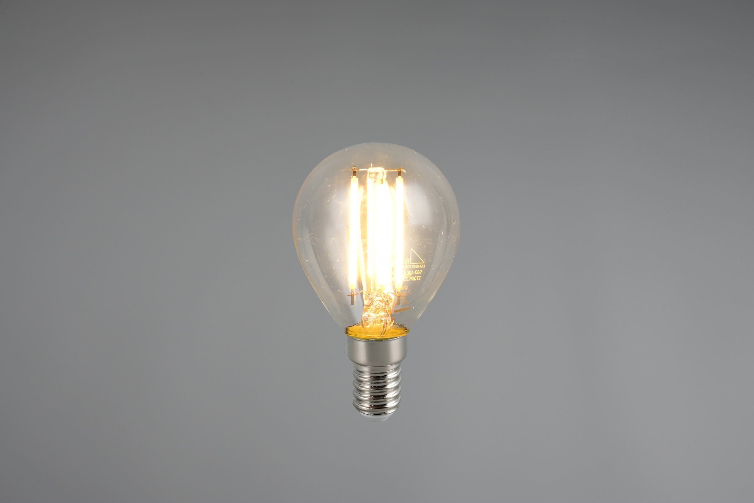 TRIO Leuchten LED-Filament »Leuchtmittel Set E14« E14 3 Stk. Warmweiß 3er Set Filament Leuchtmittel E14 Fassung, Glühbirne E14 LED warmweiß