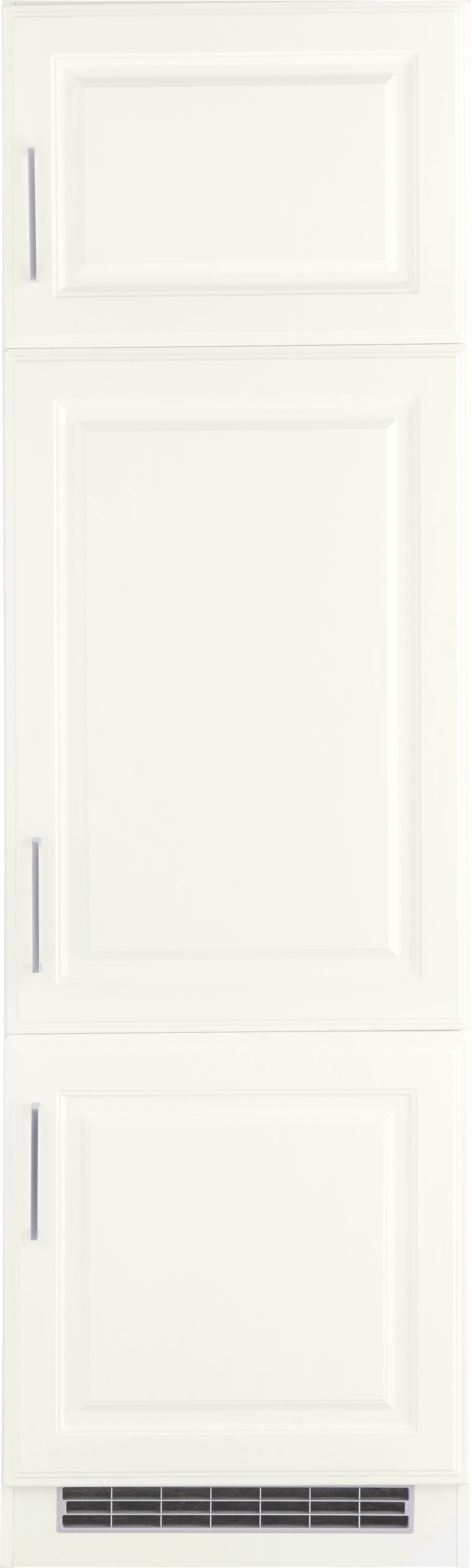 KOCHSTATION Kühlumbauschrank »KS-Stockholm«, 60 cm breit, hochwertige MDF-Fronten mit Fräsung