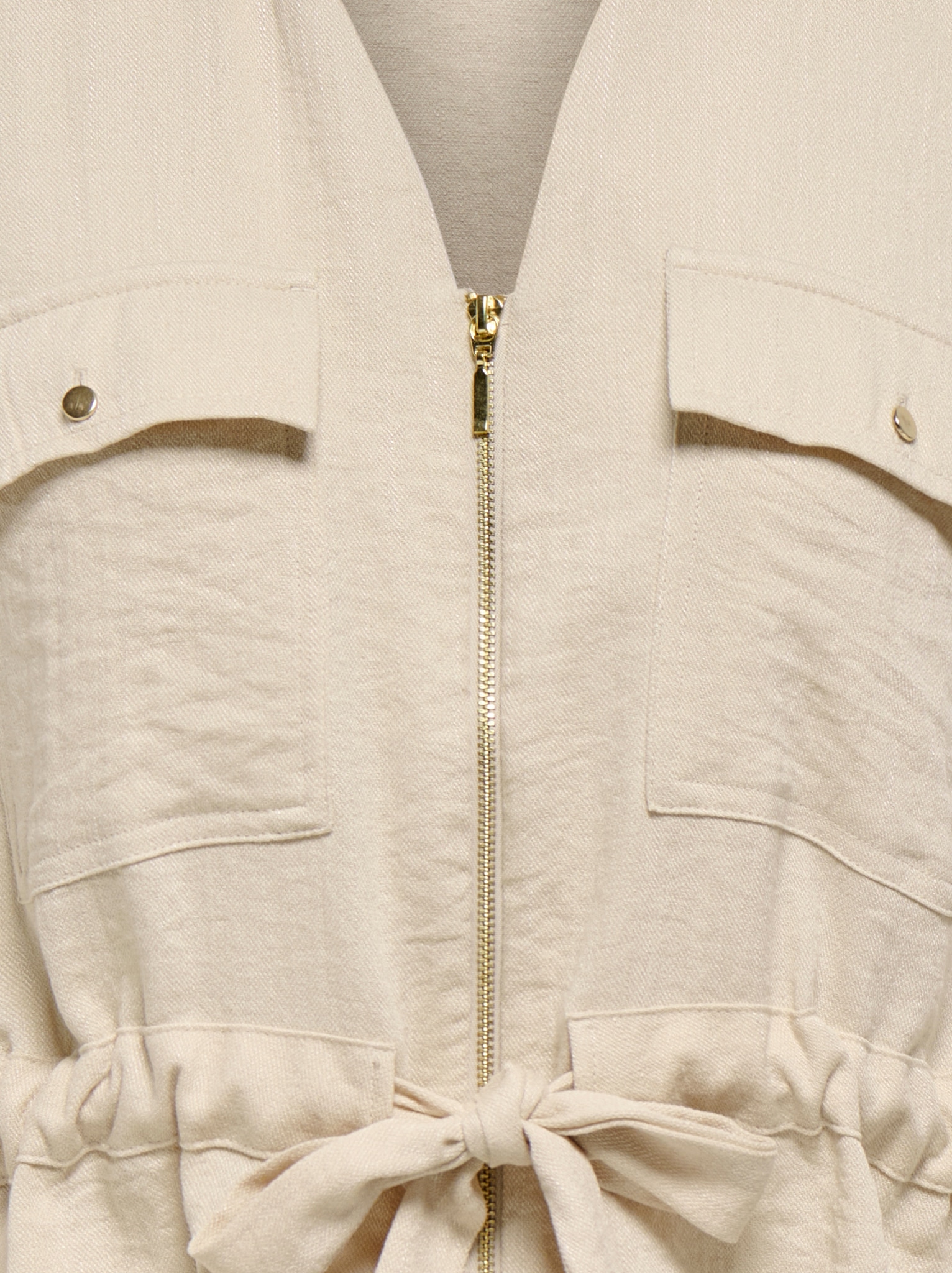 JDY Kurzarmbluse »JDYMILLE S/S ZIP SHIRT WVN NOOS«
