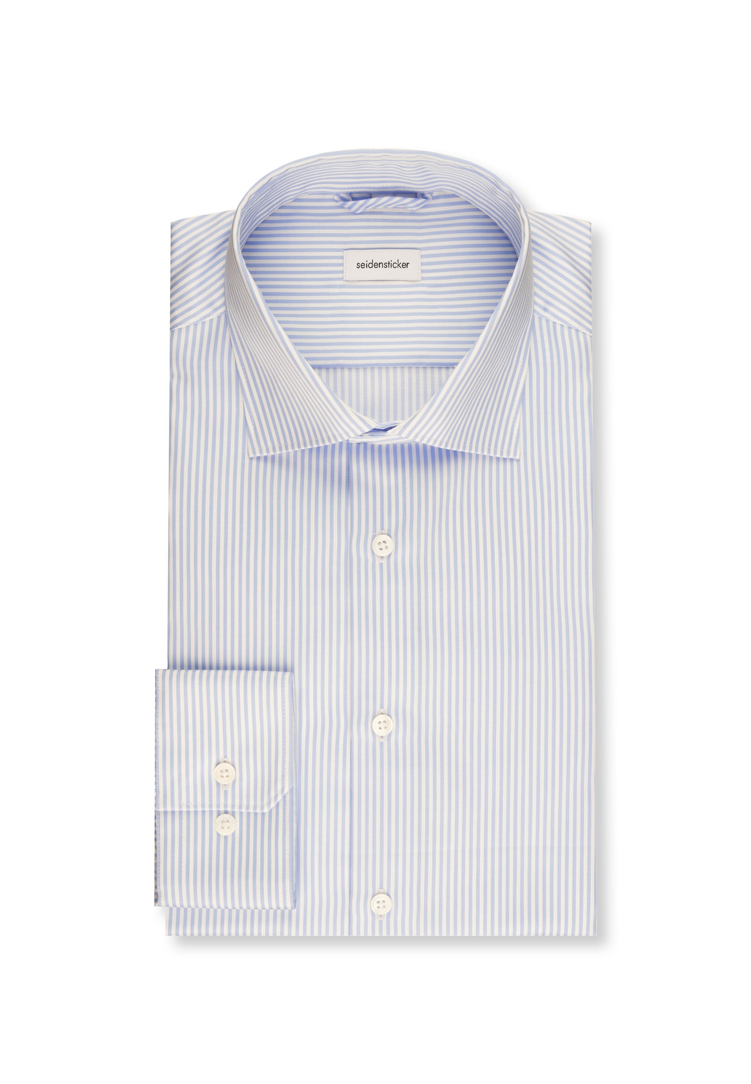 seidensticker Businesshemd »Schwarze Rose« Shaped 1/1 Extra lang Kentkragen Gestreift