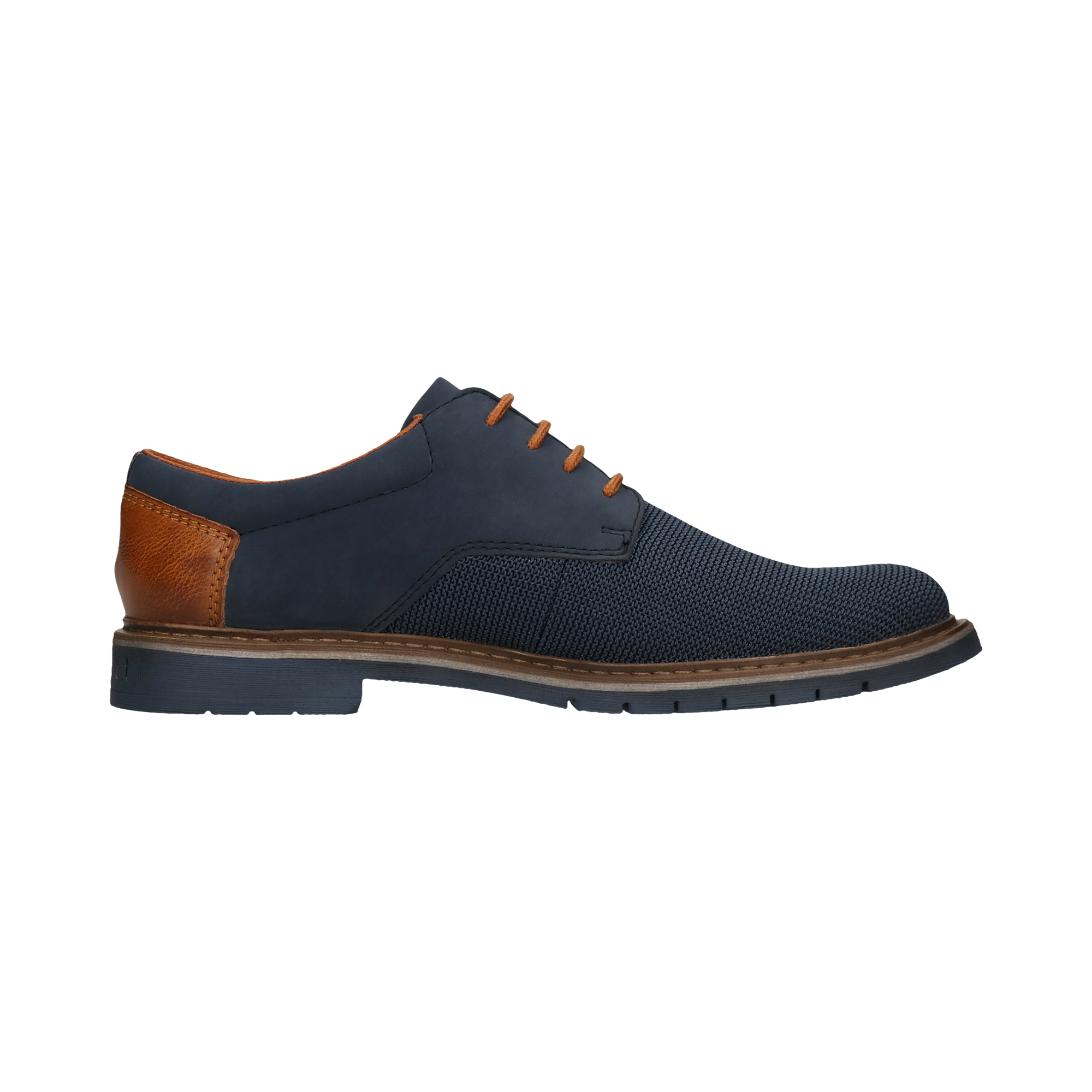 bugatti Schnürschuh  Blockabsatz, Businessschuh, Abendschuh mit Logoprägung