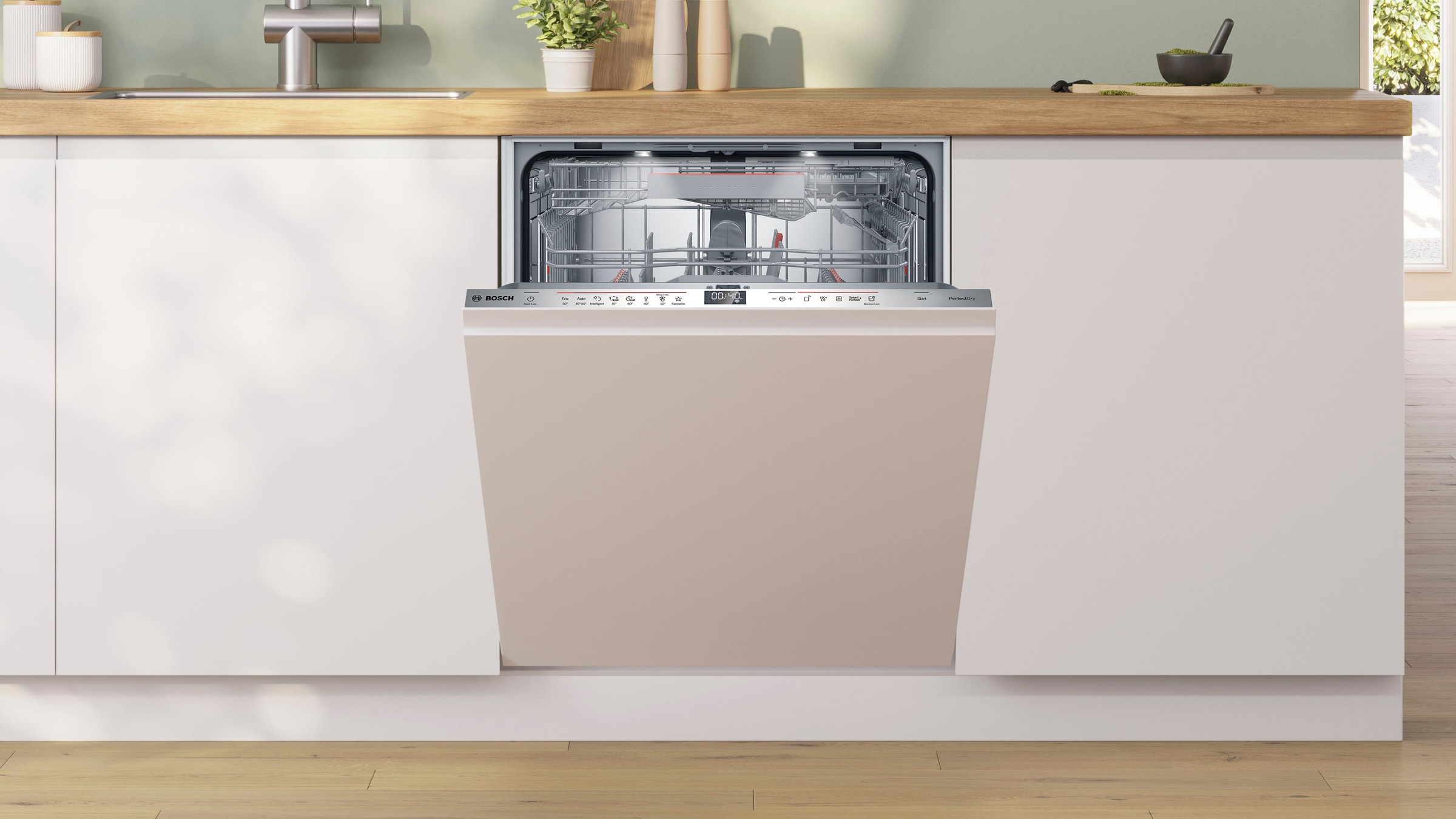 BOSCH vollintegrierbarer Geschirrspüler Serie 6 »SMV6ZDX16E«, 13 Maßgedecke