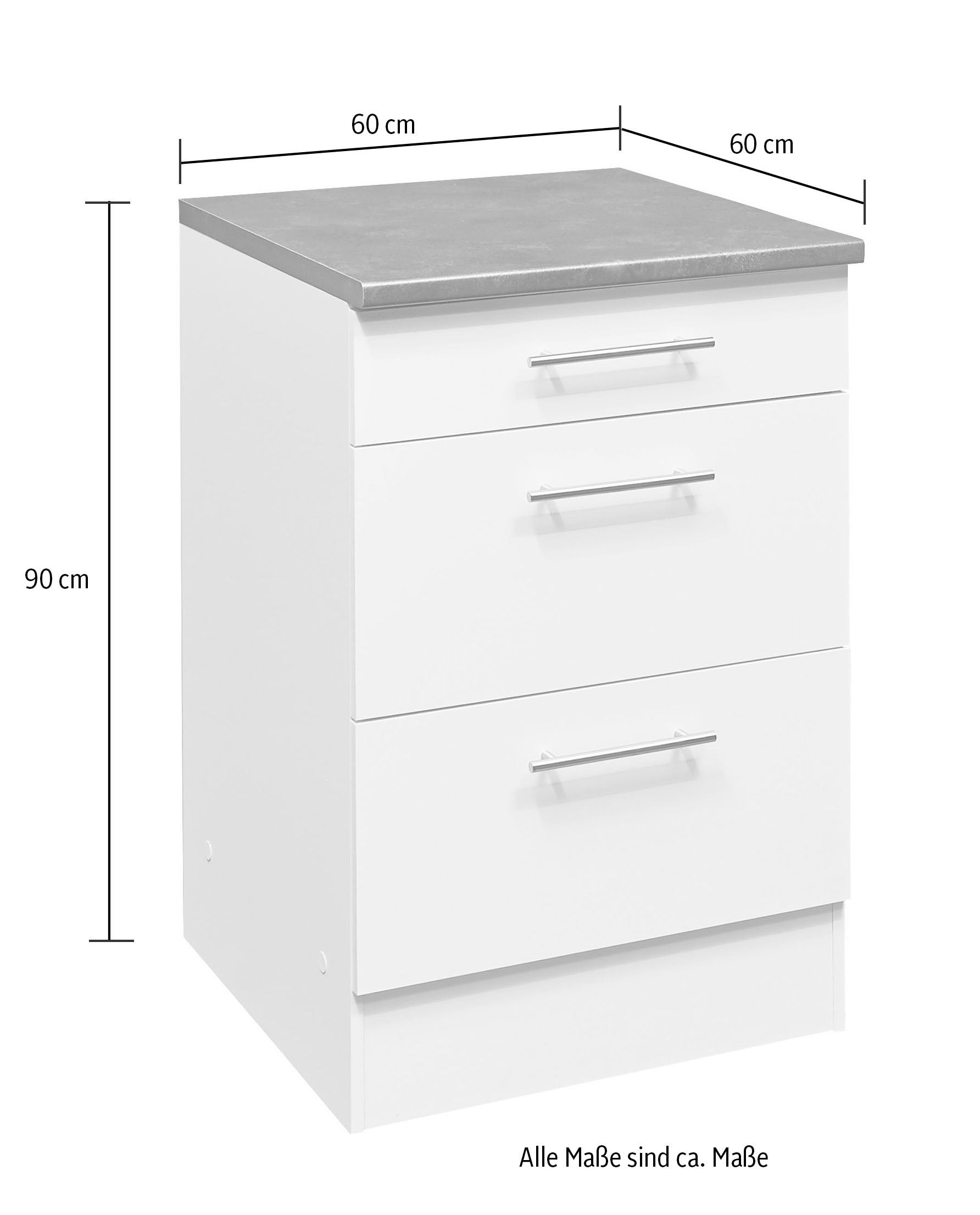 BASIC by Balculina Unterschrank »Eddy«, Breite 60 cm
