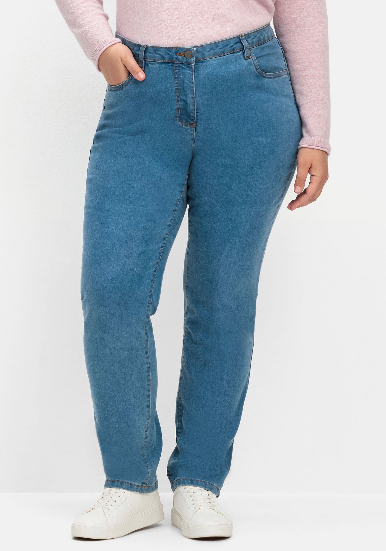 Gerade Jeans »Gerade Thermojeans innen weich und wärmend angeraut«, innen weich und...