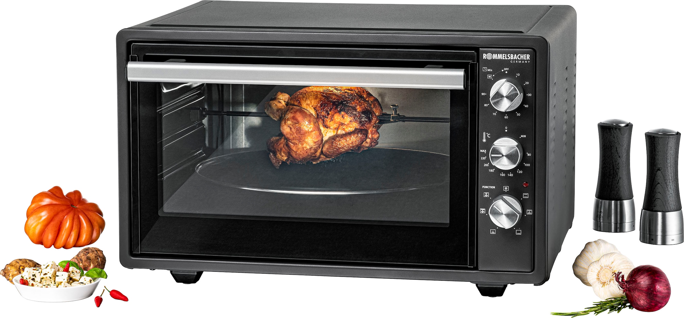 Rommelsbacher Minibackofen »BG 1620 DER MULTI- OFEN Das Multitalent - vielseitig & leistungsstark«