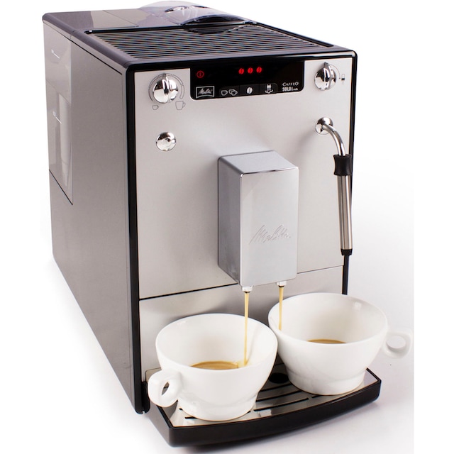 Melitta Kaffeevollautomat »Solo® & Milk E953-202, silber/schwarz«, Café  crème & Espresso per One Touch, Düse für Milchschaum jetzt bei OTTO