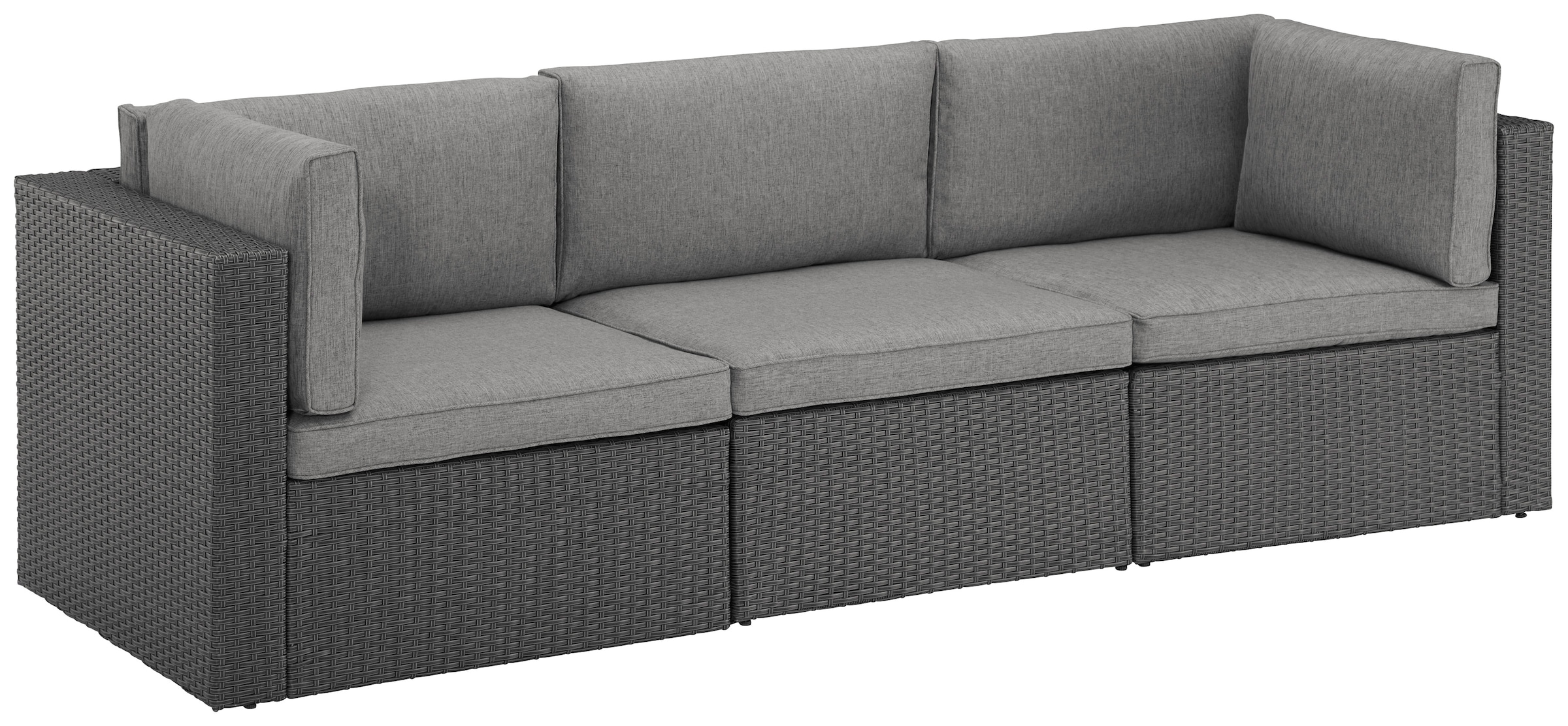 KONIFERA Gartenlounge-Set »Malta«, (25 tlg.), Ecklounge, Sessel, Tisch 69x69 cm, mit GRATIS-Zugabe: 1 zweiter Tisch