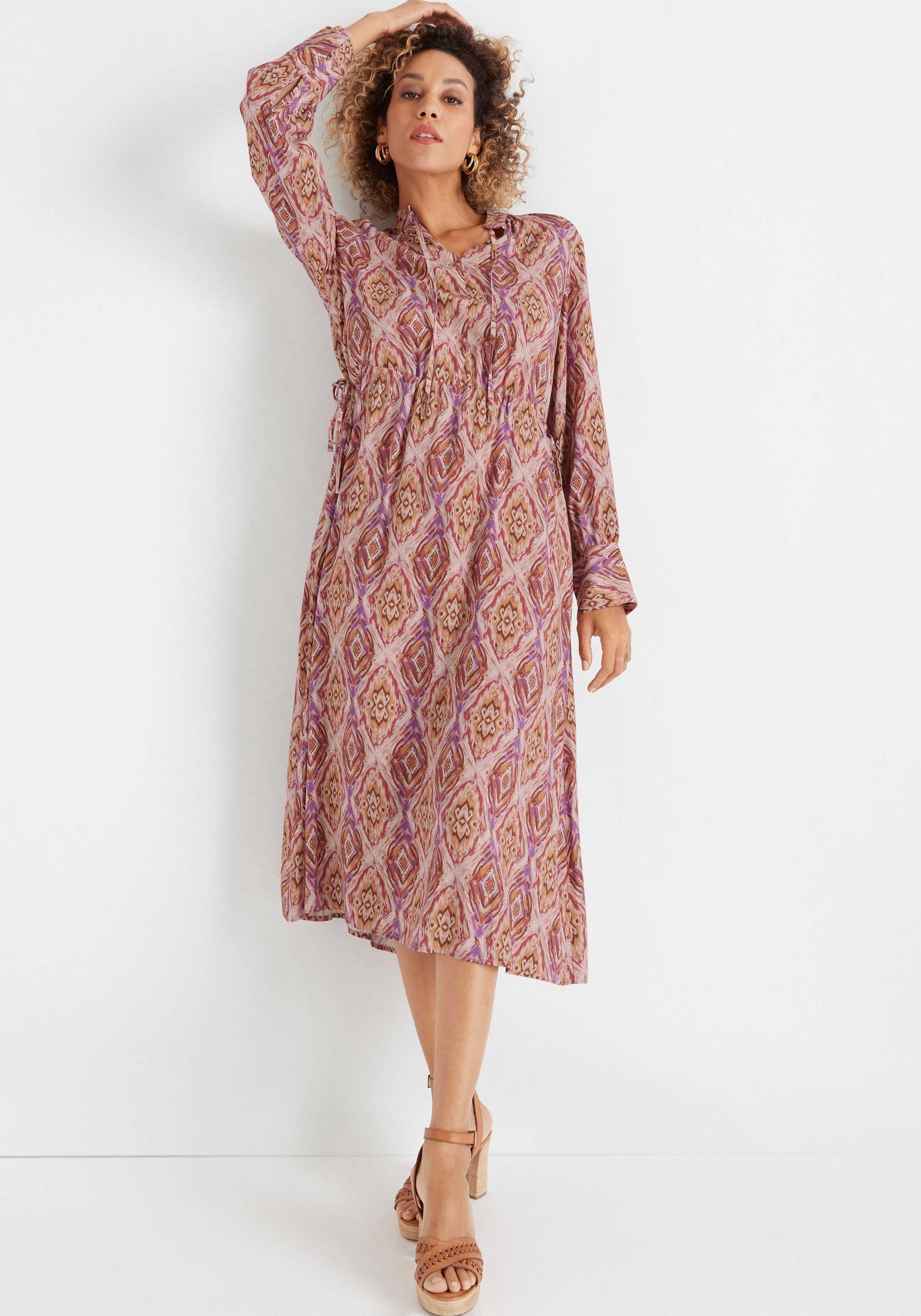 HECHTER PARIS Midikleid, mit Bindebändern - NEUE KOLLEKTION kaufen