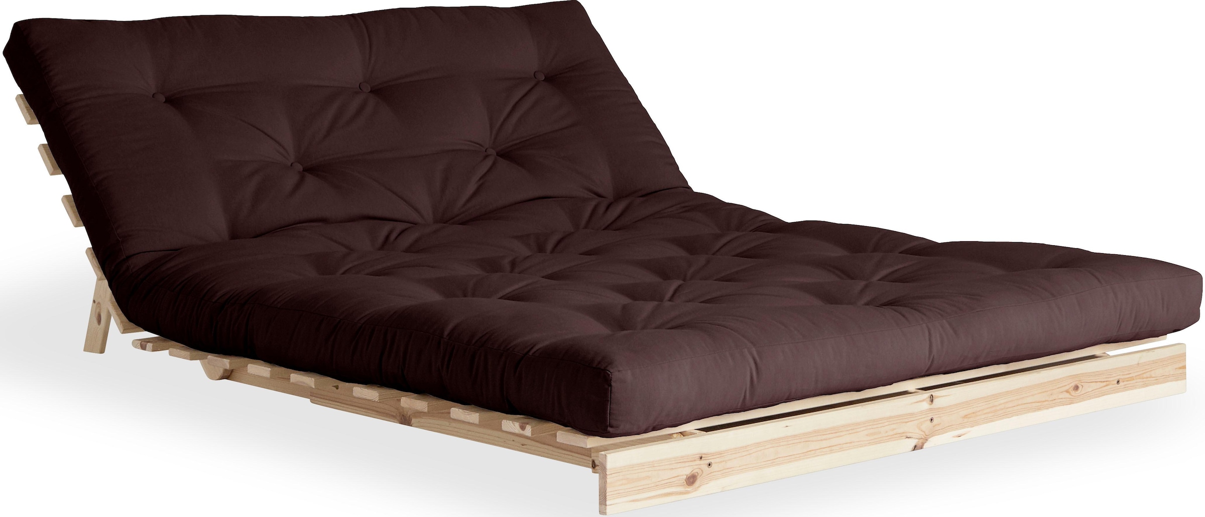 Karup Design Daybett »Roots Schlafsofa, Gästebett, Sofa inkl. Futonmatratze«, Liegefläche 90/140/160 x200 cm, FSC® zertifizierte Kiefer