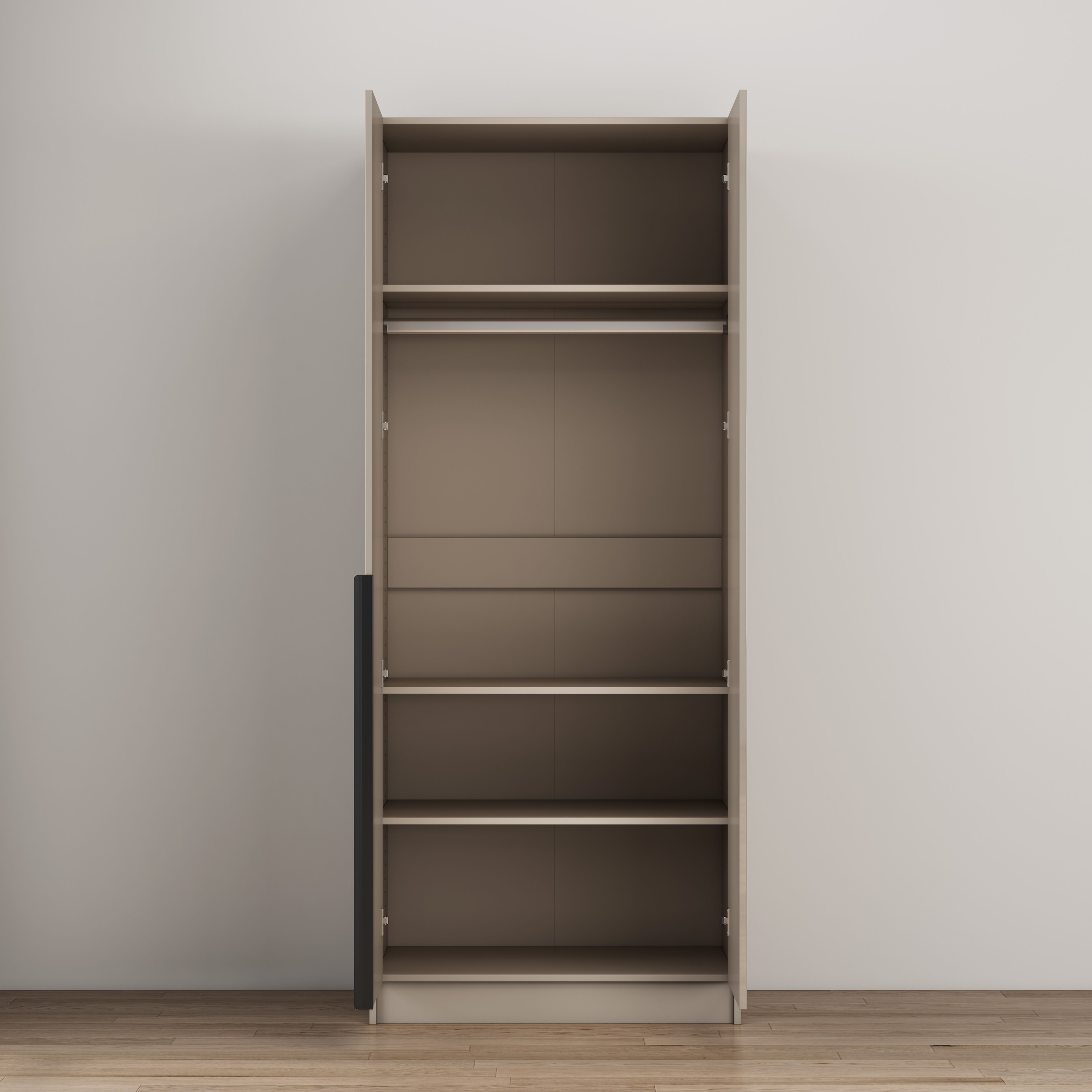 OTTO home Kleiderschrank »Annor Schlafzimmerschrank Breite 82cm hochglanz Schrank Garderobe«