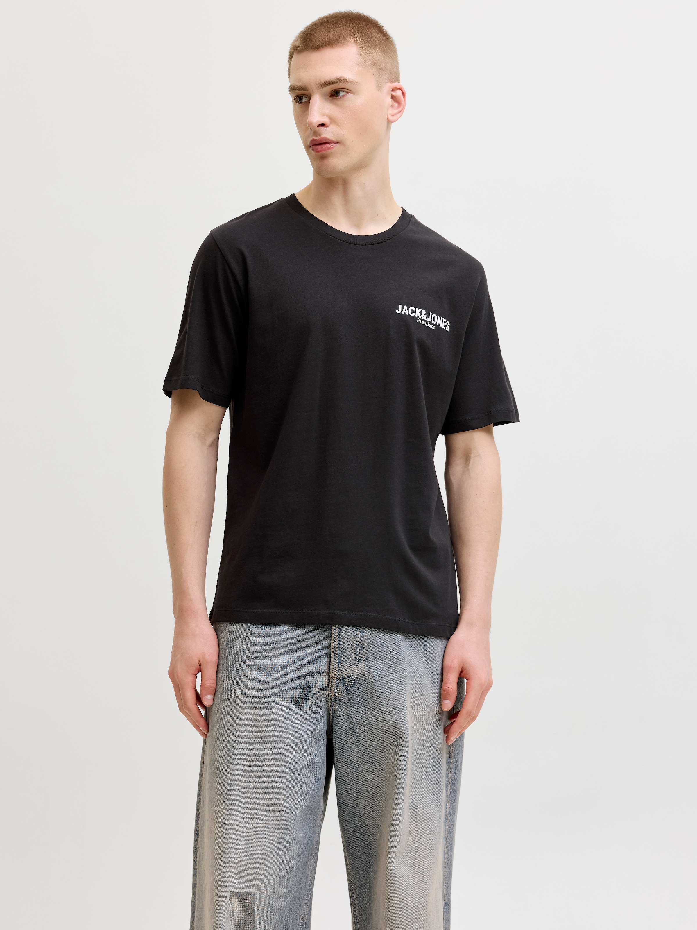 Jack & Jones Rundhalsshirt »JPRBLAOSCAR SS TEE FST 3PK MP« Packung, 3