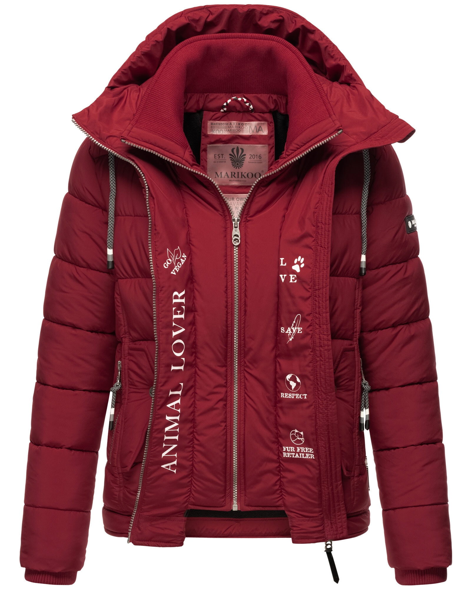 Marikoo Outdoorjacke »Marikoo Taisaa Princess Damen Steppjacke B940«