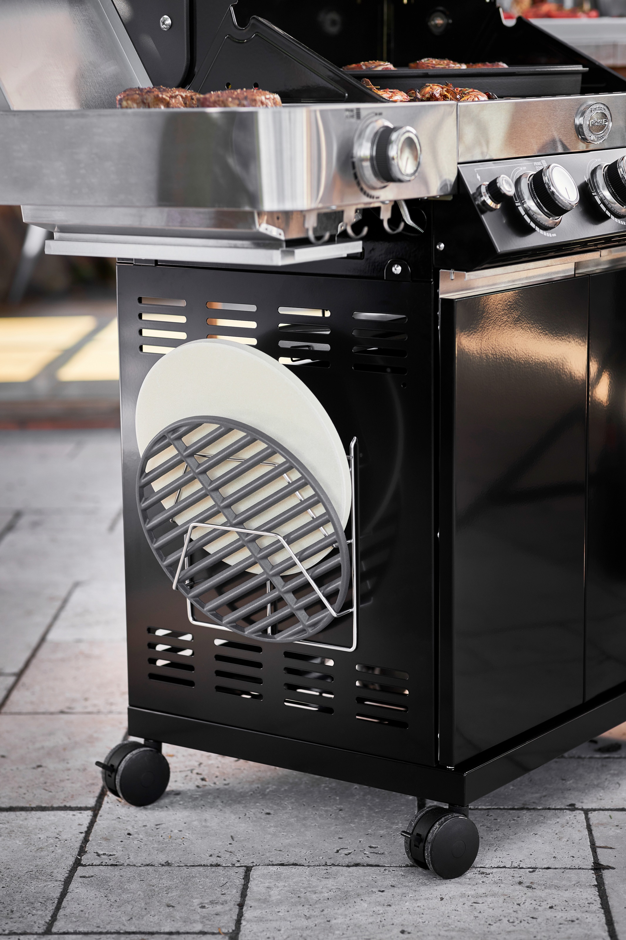 RÖSLE Grillrosthalter »VARIO, 25434«, Edelstahlhalter für VARIO Grilleinsätze, für alle VIDERO Modelle