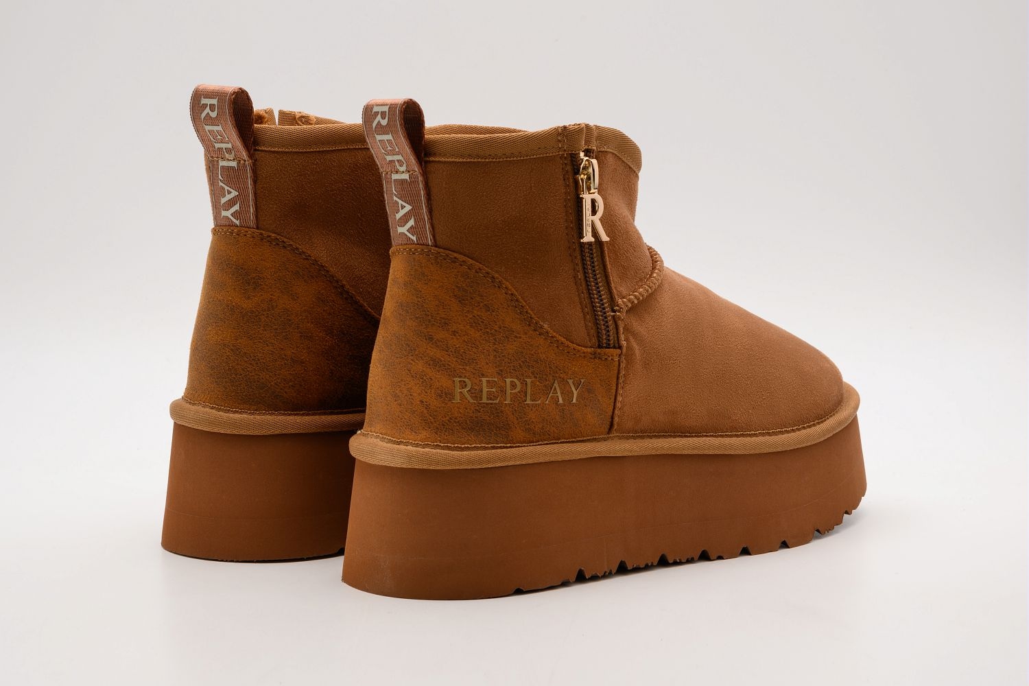 Replay Winterboots »CHIC ZIP«  Plateauboots, Stiefelette mit Anziehlasche und Reißverschluss