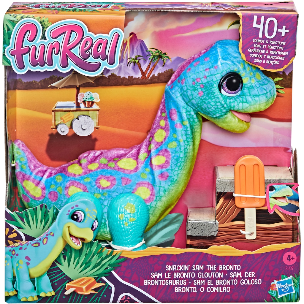 Hasbro Kuscheltier »furReal Sam, der Brontosaurus«