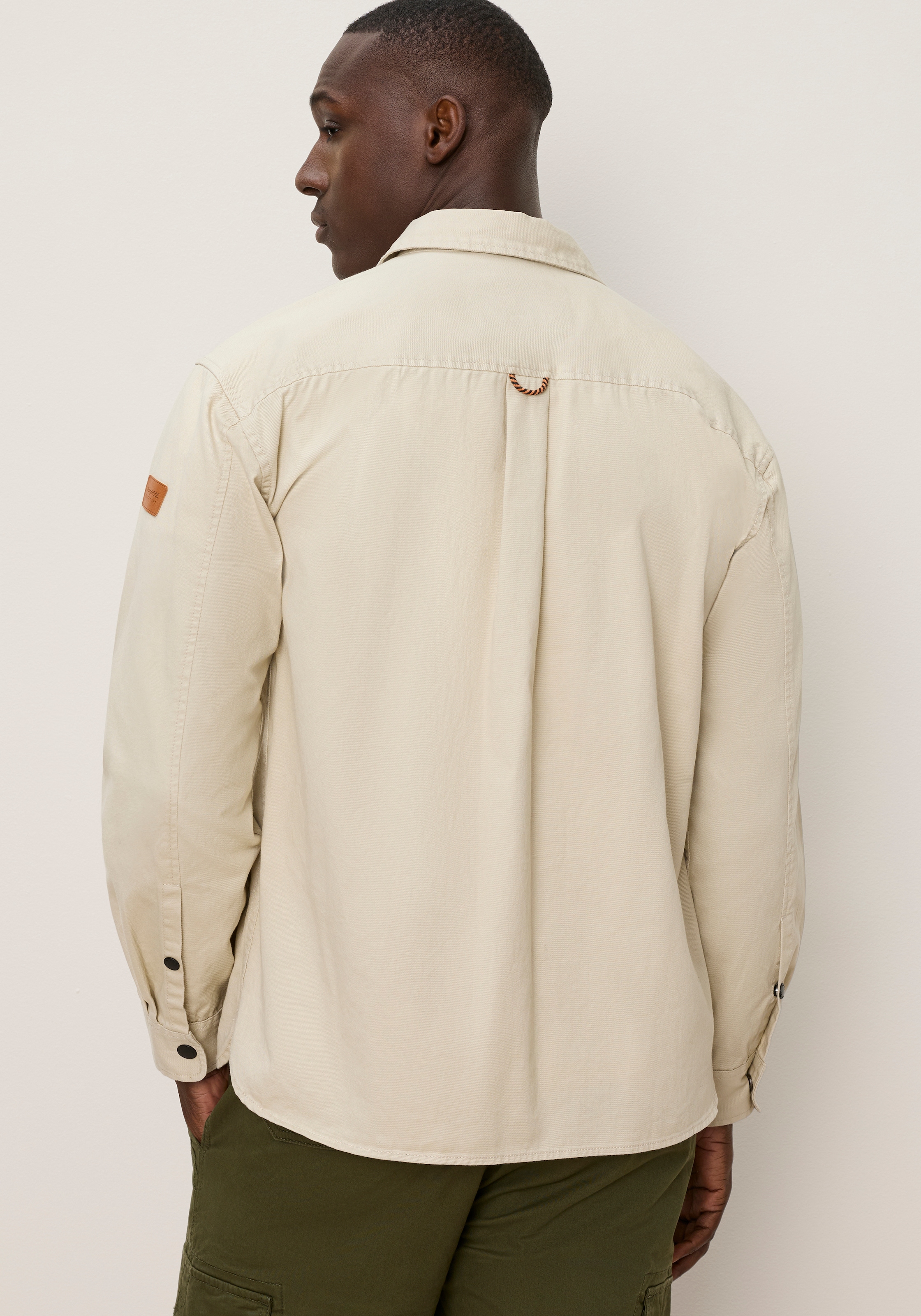 KangaROOS Langarmhemd mit Druckknöpfen aus Twill