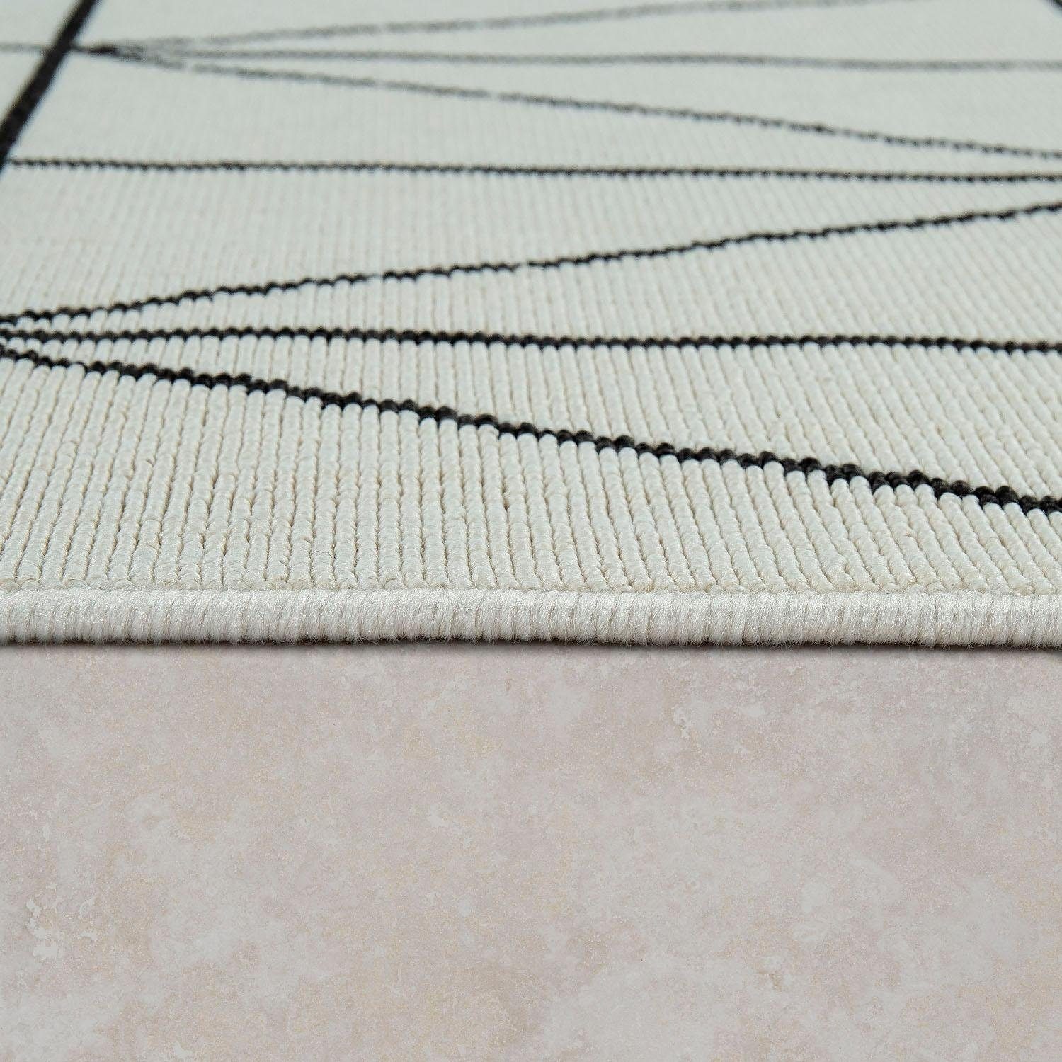modernes und Paco Outdoor In- Flachgewebe, bei gemetrisches Muster, Home online OTTO rechteckig, 224«, Teppich »Brugge geeignet