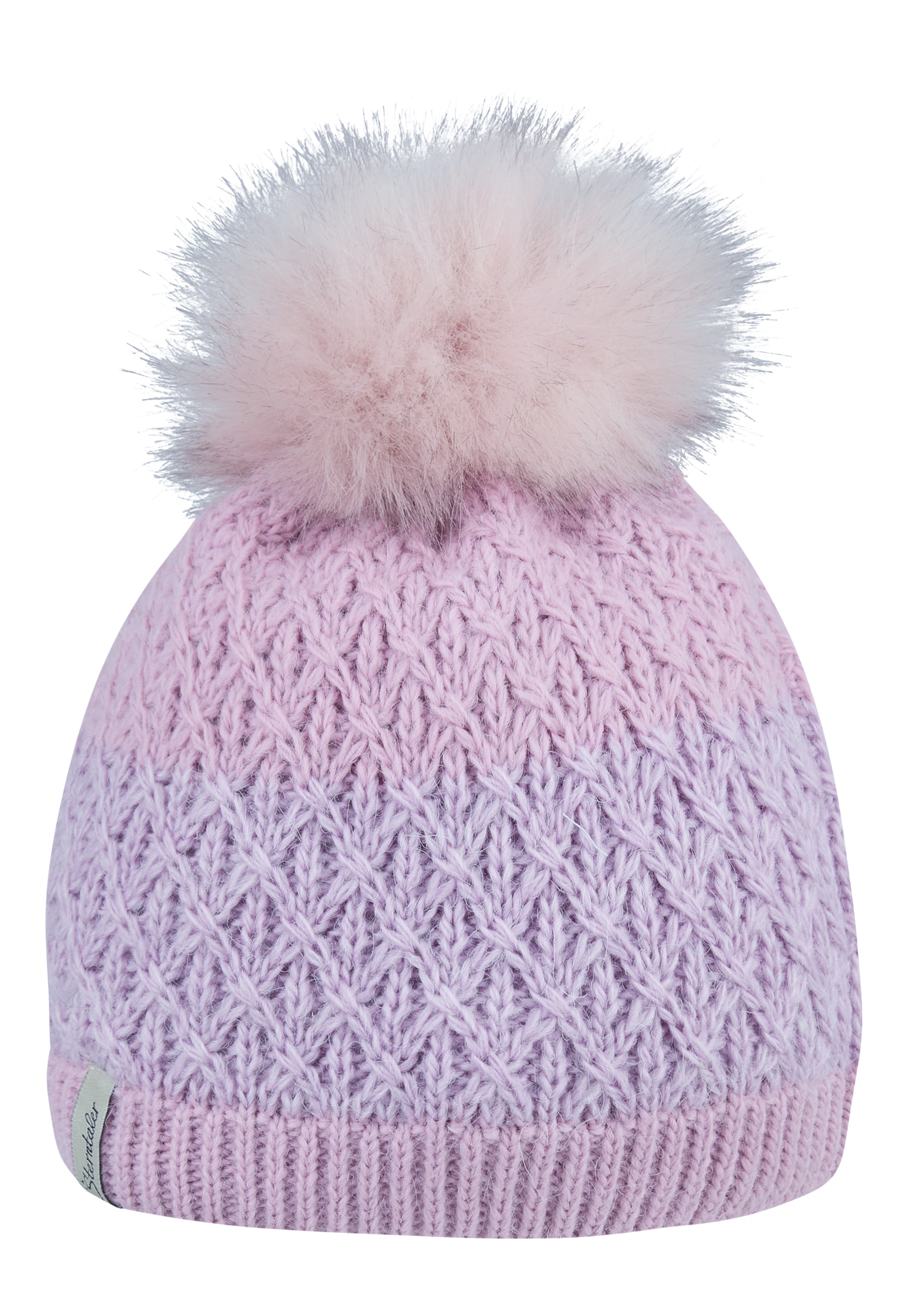 Sterntaler® Strickmütze »Strickmütze Fellpompon«