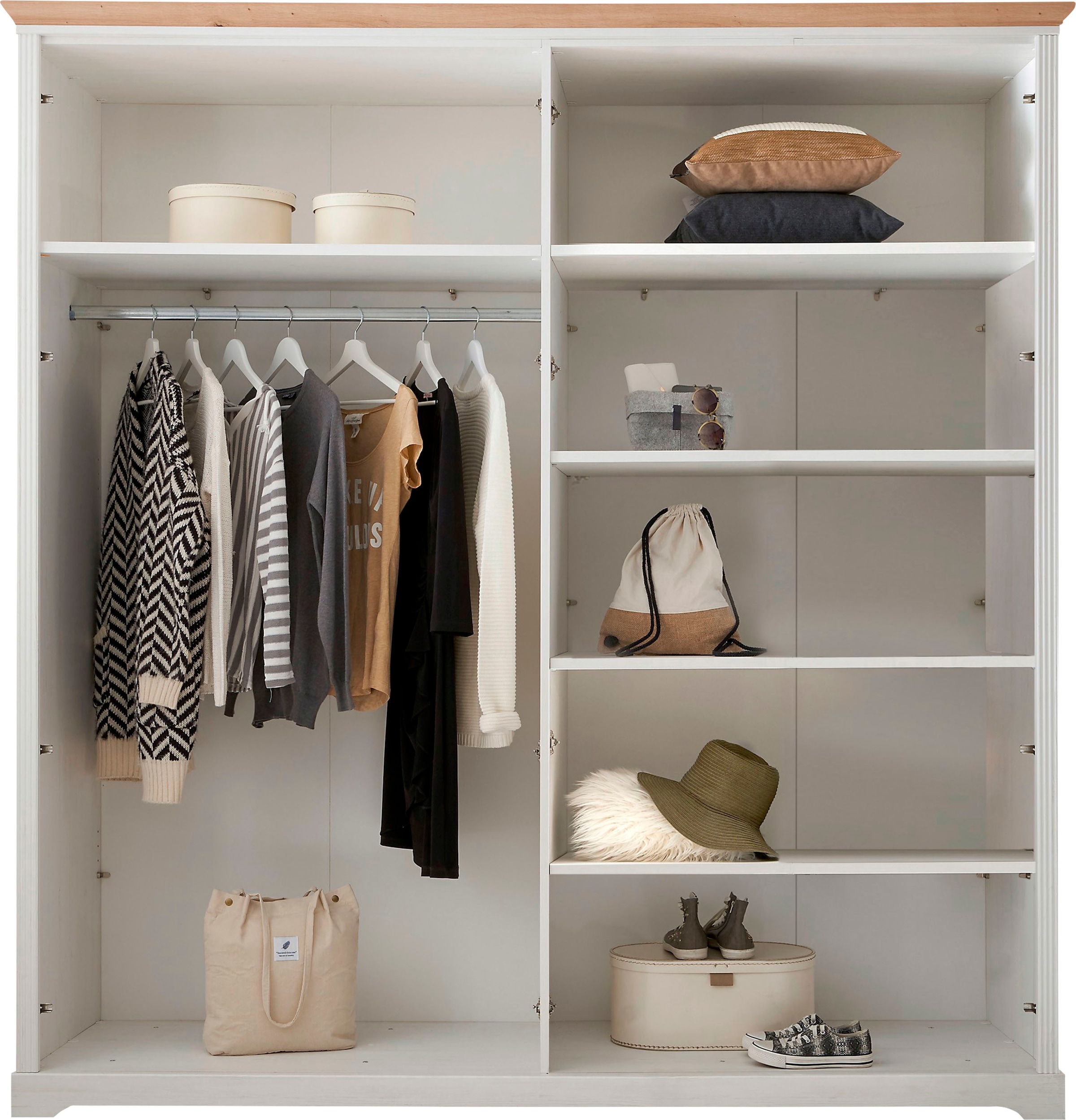 Schlafkontor Kleiderschrank »Jasmin II«, im Landhausstil