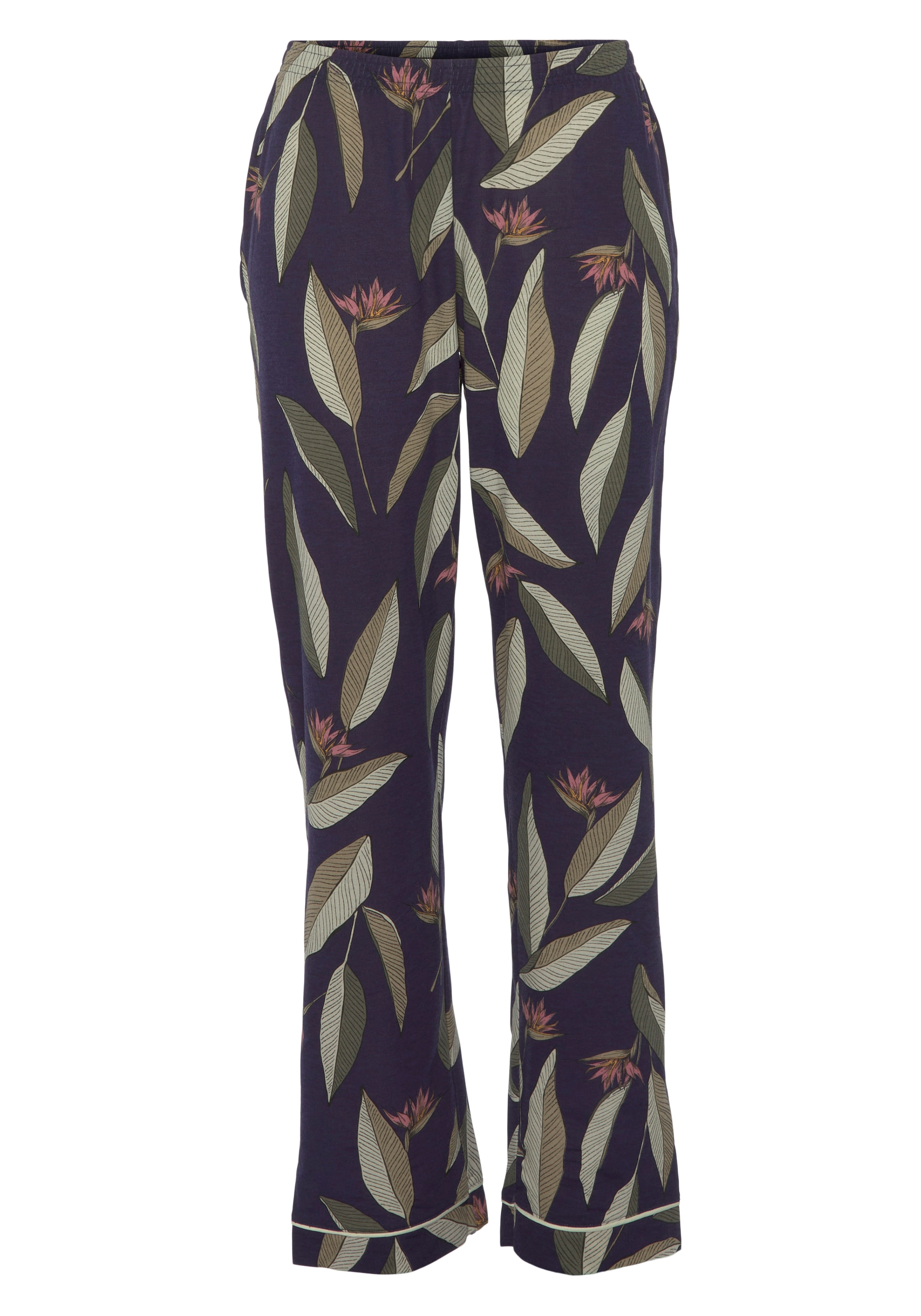 LASCANA Pyjama, (2 tlg.), im klassischen Schnitt