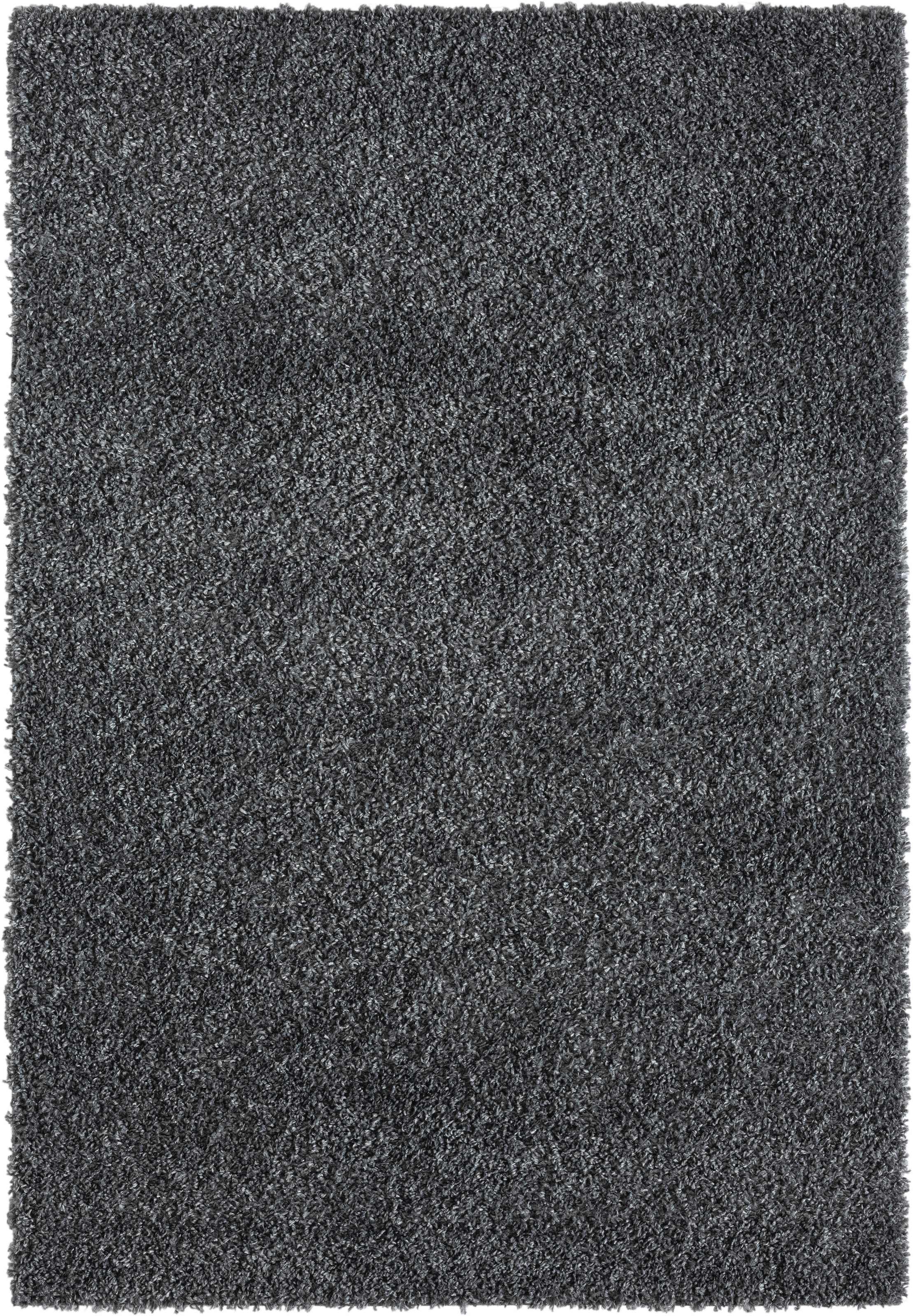 Myflair Möbel & Accessoires Hochflor-Teppich »My Shaggy«, rechteckig, 37 mm Höhe, Shaggy, Uni-Farben, leicht glänzend, Microfaser, extra flauschig