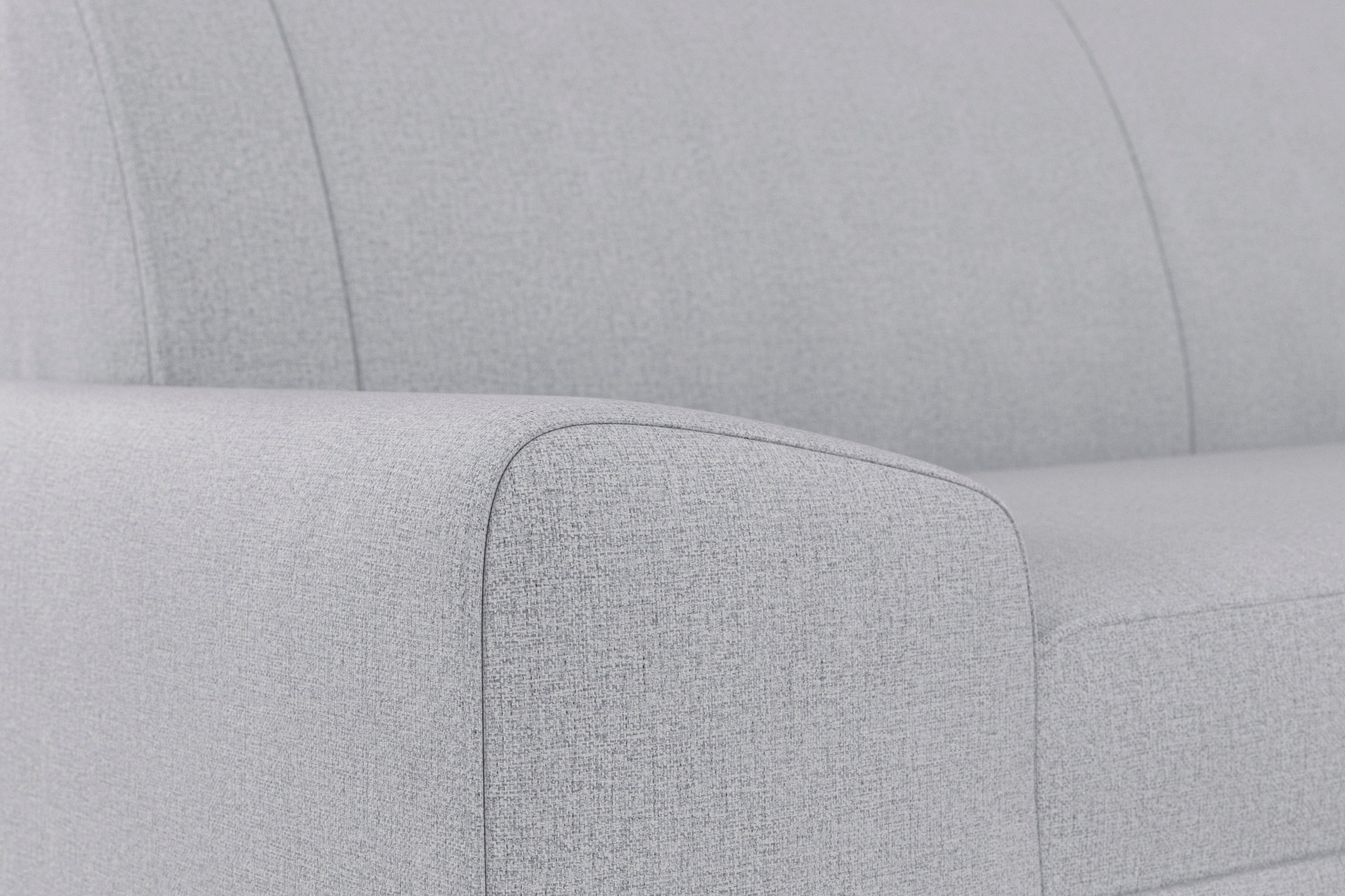 DOMO collection Ecksofa »Anzio in kubischer Formensprache, flache Armlehnen, L-Form«, Wahlweise mit Bettfunktion und Federkern für hohen Sitzkomfort