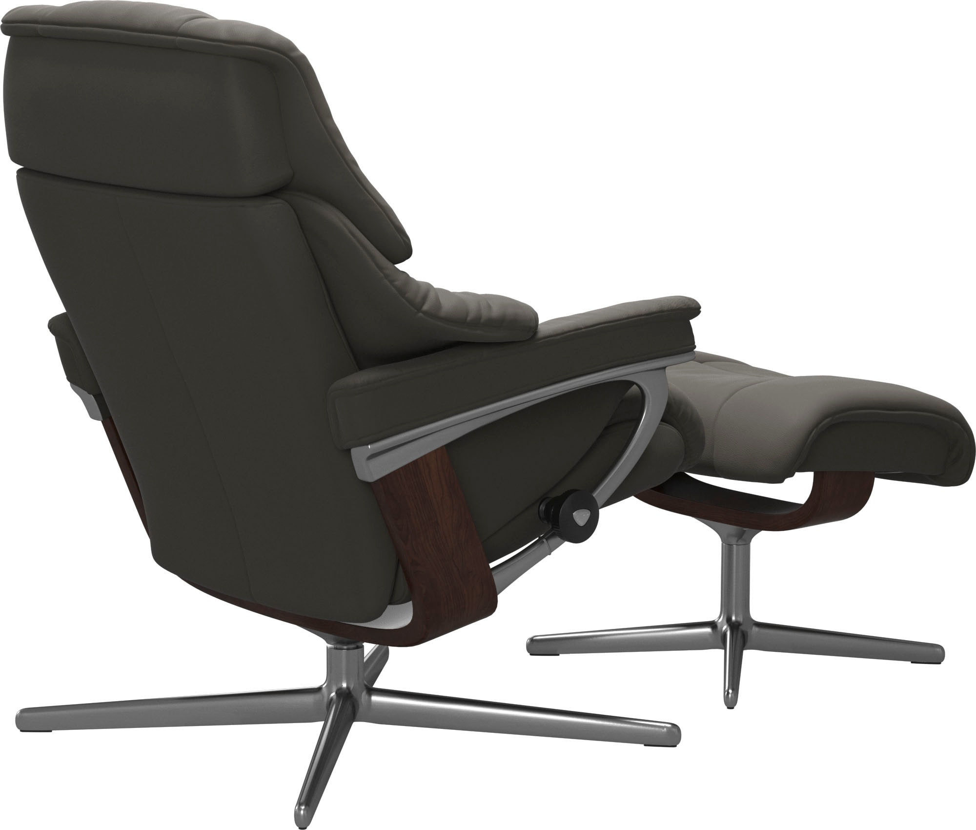 Stressless® Relaxsessel »Reno«, mit Cross Base, Größe S, M & L, Holzakzent Braun