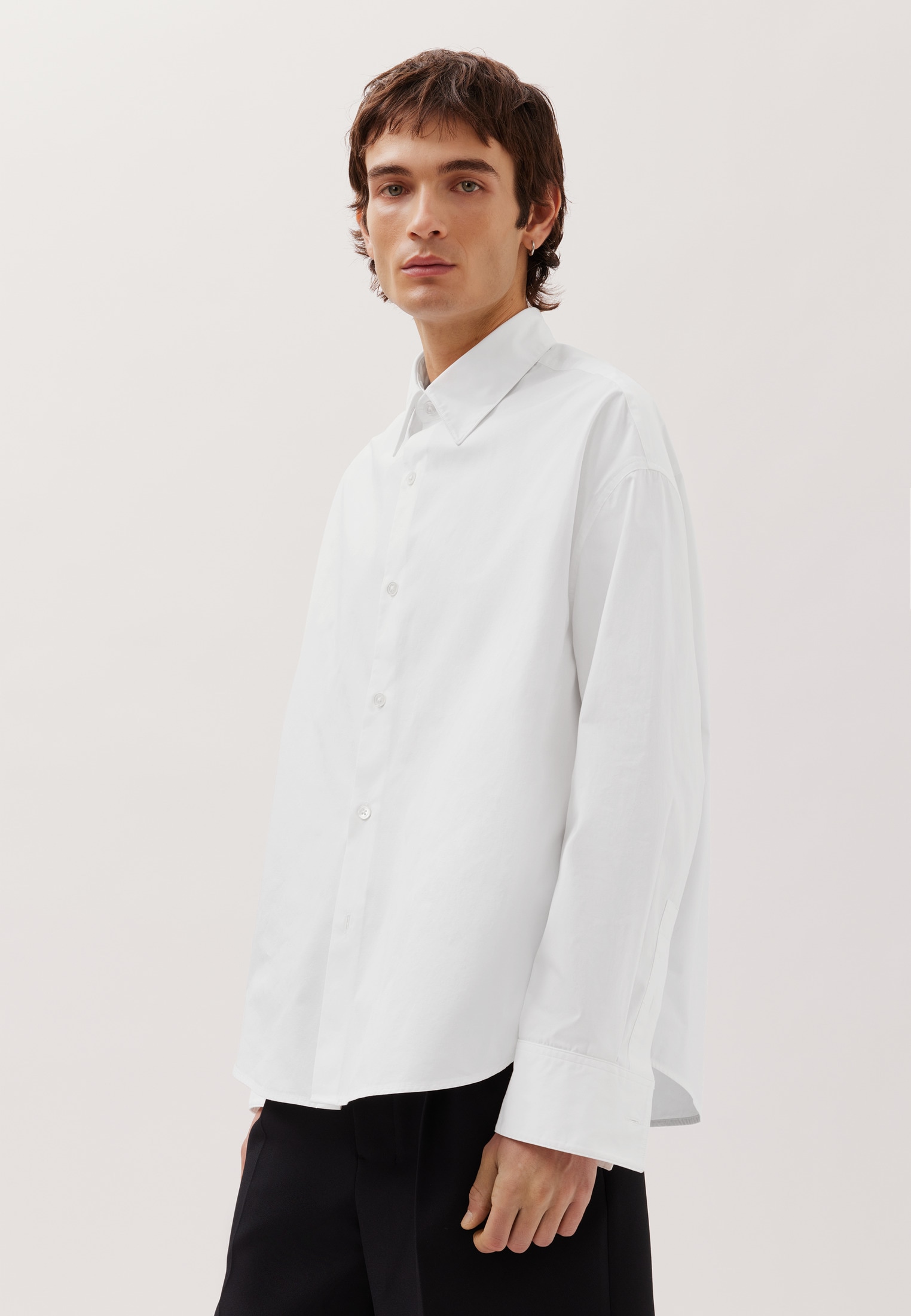 studio seidensticker Businesshemd Oversized 1/1 Kentkragen Uni