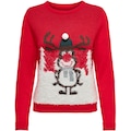 Only Weihnachtspullover »ONLXMAS WINTER L/S PULLOVER BOX KNT«