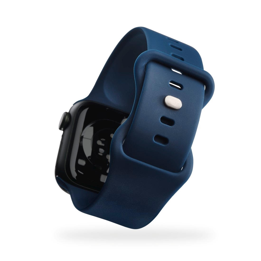 Hama Smartwatch-Armband »Armband für Apple Watch 10, Apple Watch 9, Apple Watch 8, SE/7/6/5/4«, 40 mm, 42 mm, Silikon, Druckknopf, Apple Watch 10, 7, 6, 5, 4, 3, 2, 1