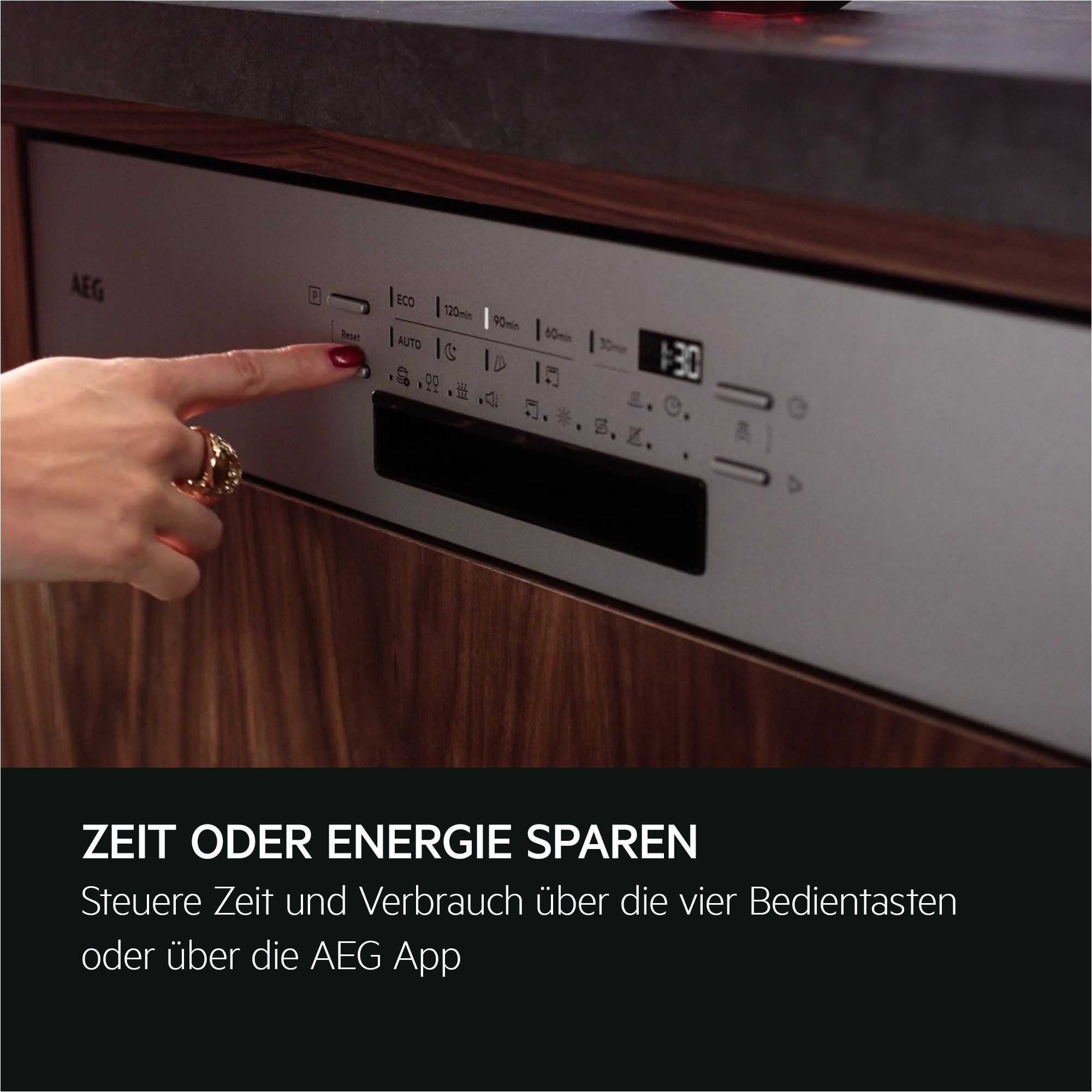 AEG teilintegrierbarer Geschirrspüler 8000 »GT8200B4SCM« ComfortLift® Unterkorb: Be- und Entlade deine Spülmaschine ohne Bücken