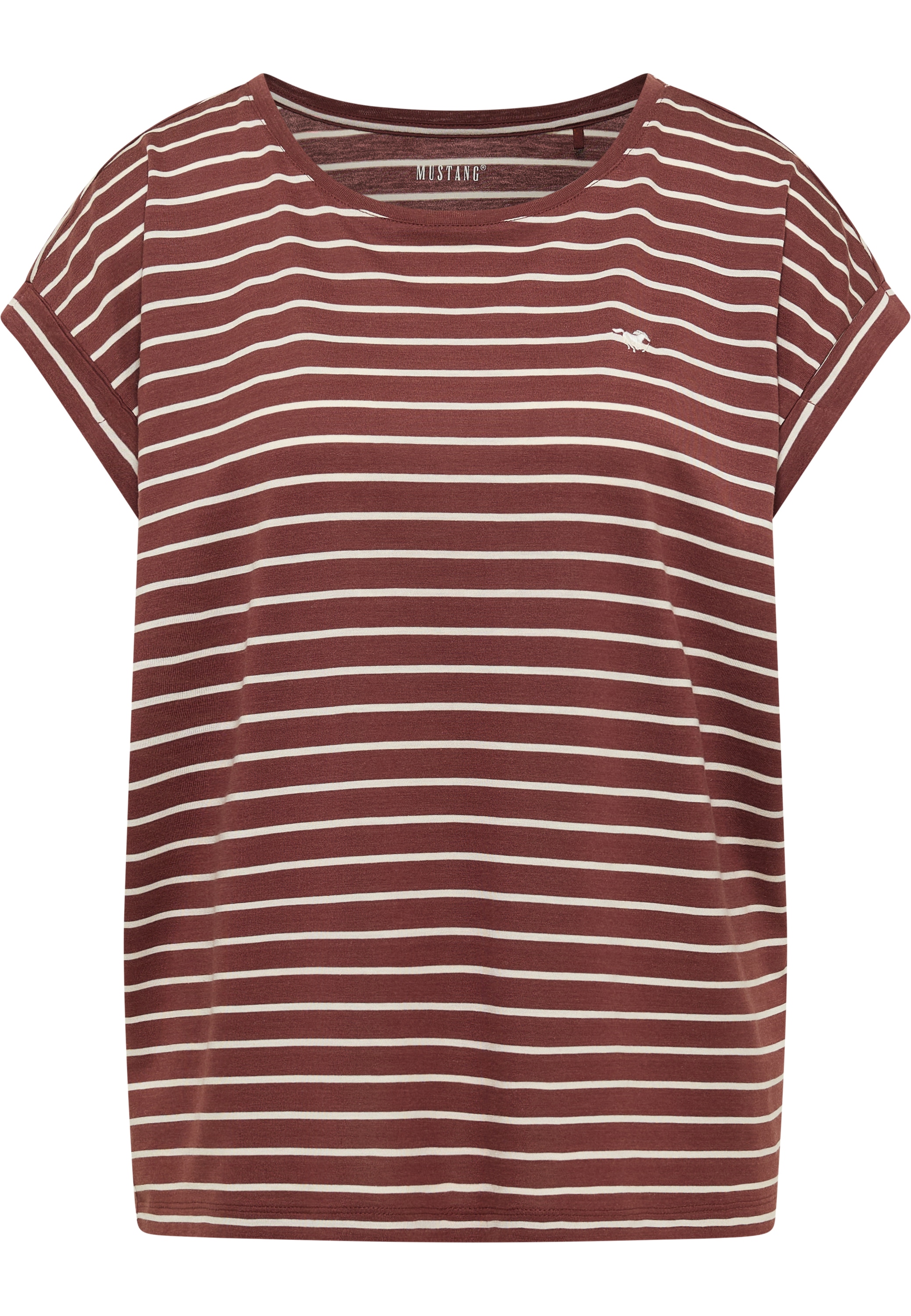 MUSTANG Kurzarmshirt »Damen Style Lesley«