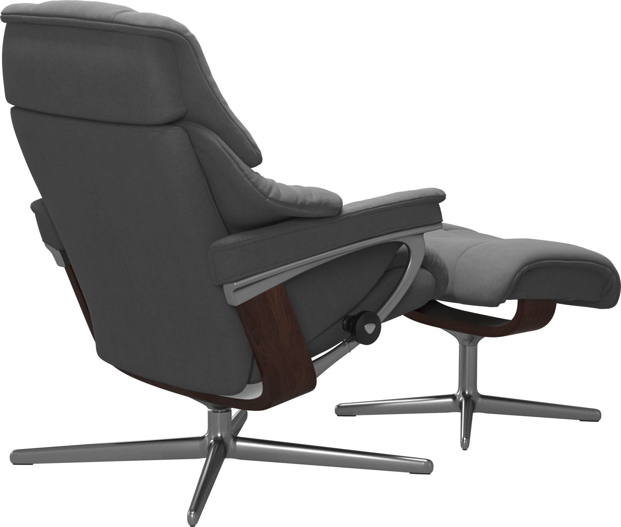 Stressless® Relaxsessel »Reno«, mit Cross Base, Größe S, M & L, Holzakzent Braun