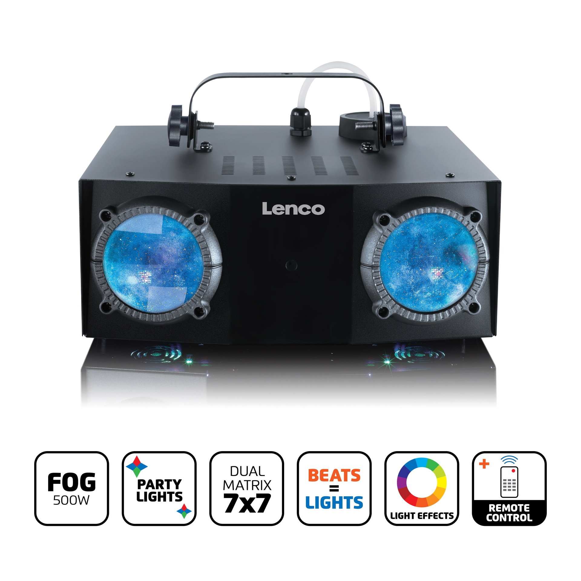 Lenco Boombox »LFM-110BK - 2-in-1 Partymaschine«