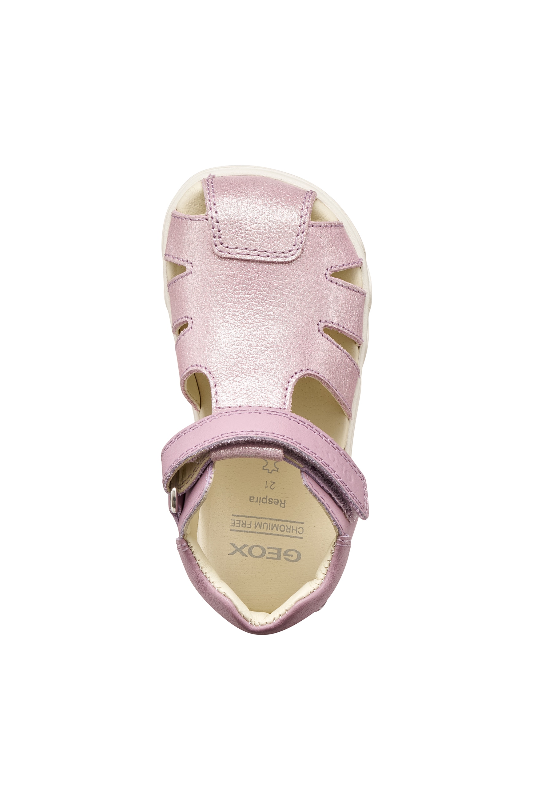 Geox Lauflernschuh »B SANDAL STEPPIEUP G«  Babyschuh, Sommerschuh mit Größenschablone zum Download