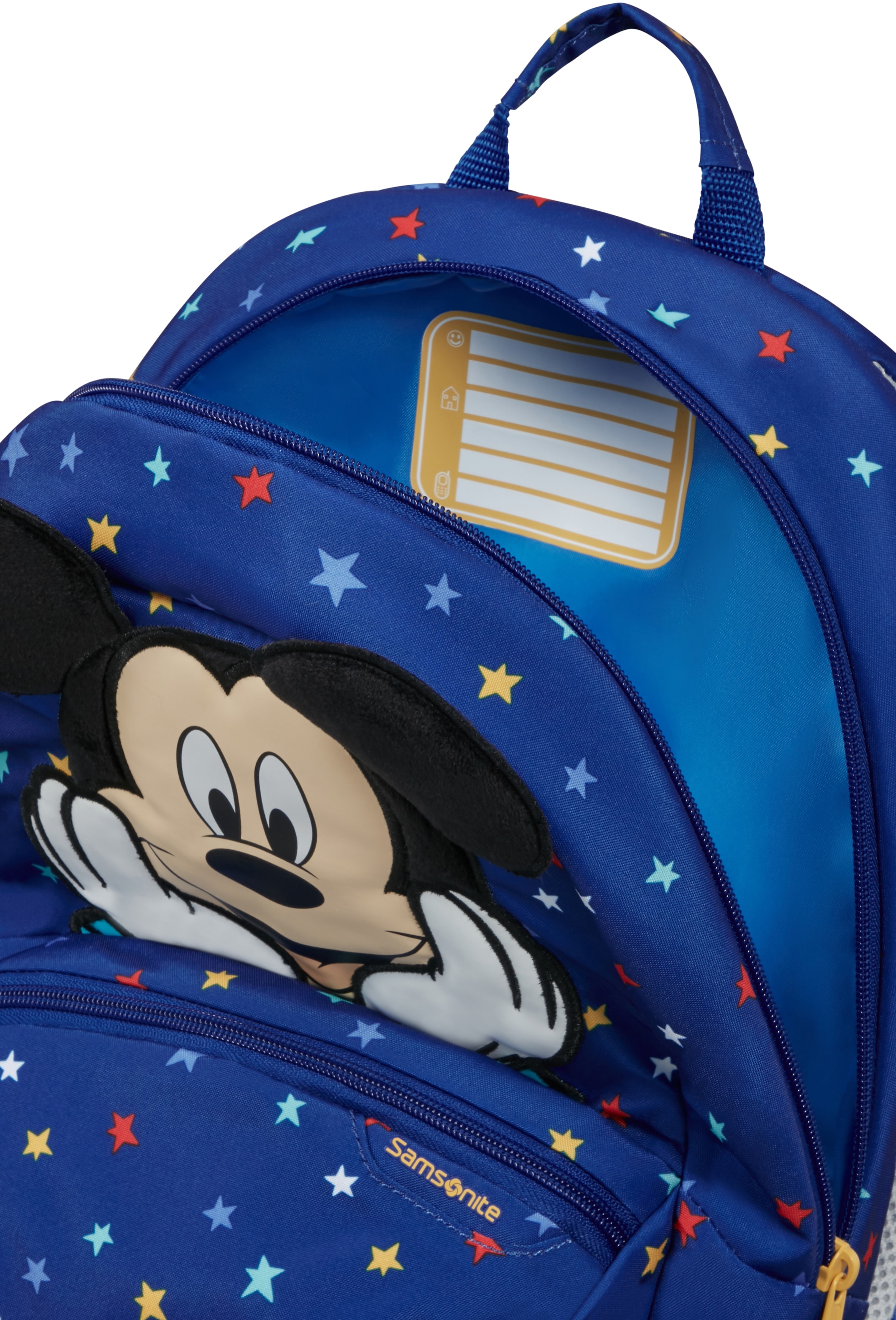 Samsonite Kinderrucksack »Disney Ultimate 2.0, S+, Mickey Stars«, reflektierende Details, Kindergartenrucksack Kinderfreizeitrucksack Kinder-Backpack
