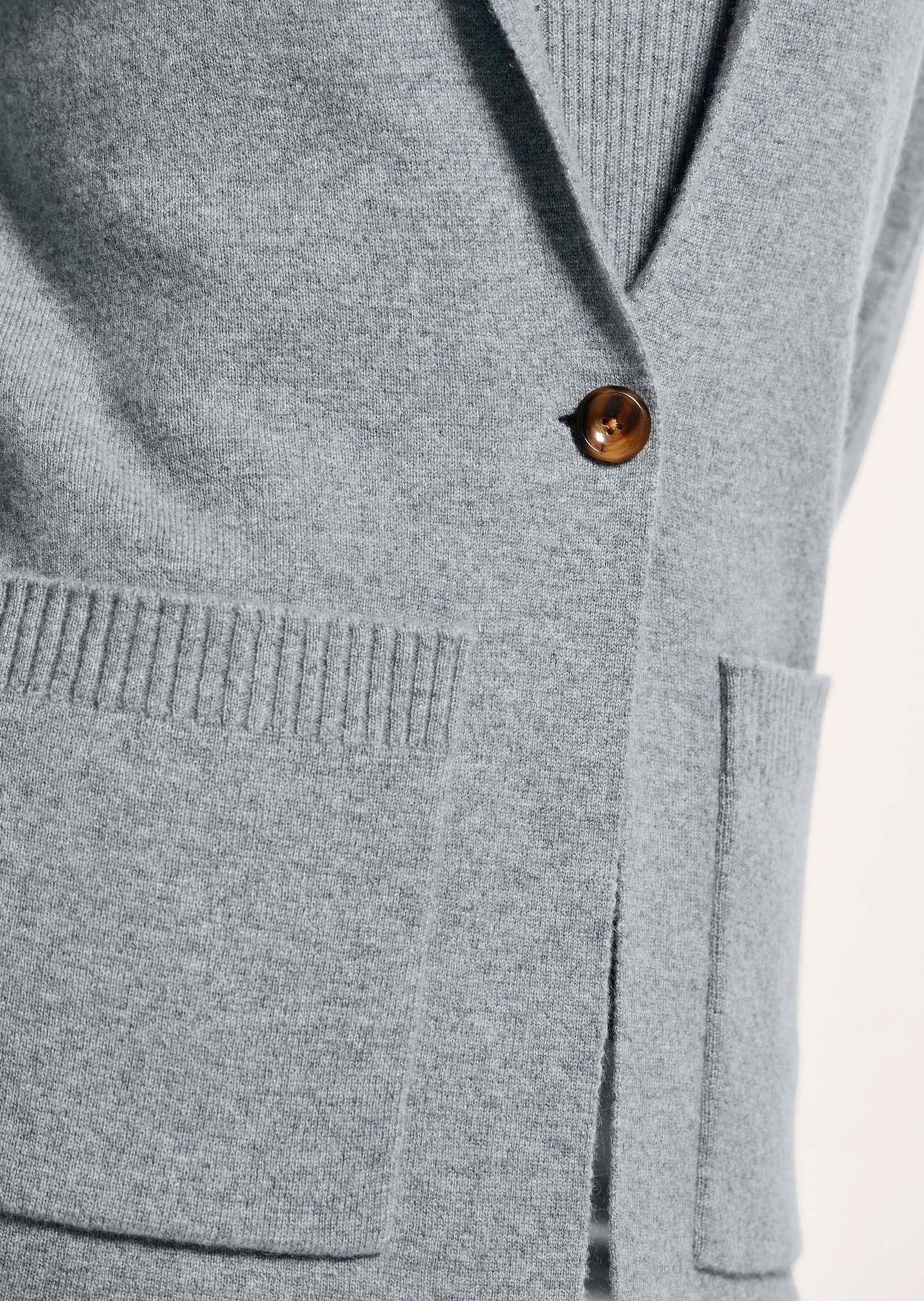 MADELEINE Strickjacke »Strickblazer Strickjacke aus Merinowolle und Kaschmir«
