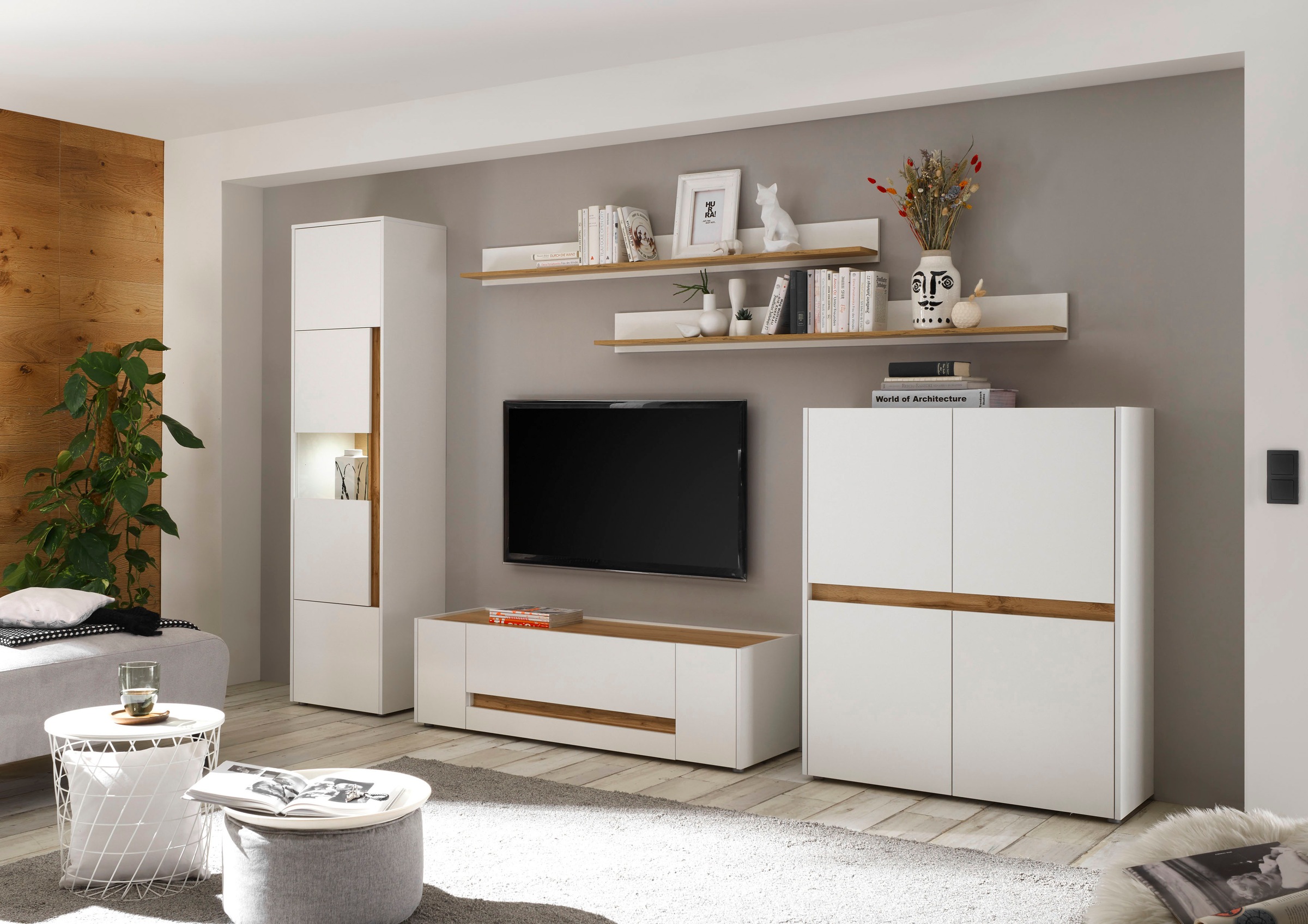 INOSIGN Wohnwand »City/Giron«, (Set, 5 St.), Breite ca. 350 cm