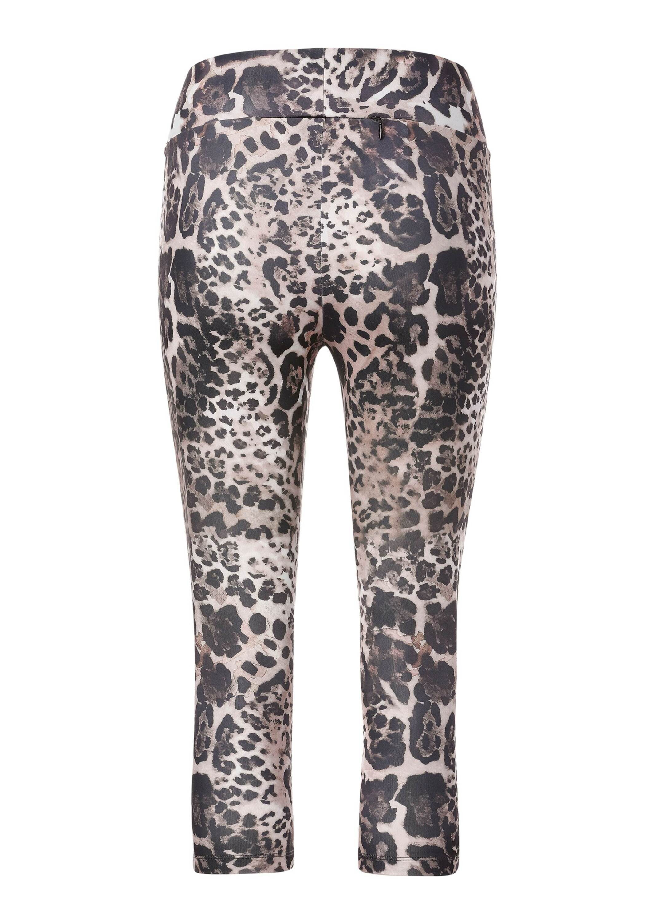 MADELEINE Leggings »Tights Verkürzte Tights mit Leo-Print«