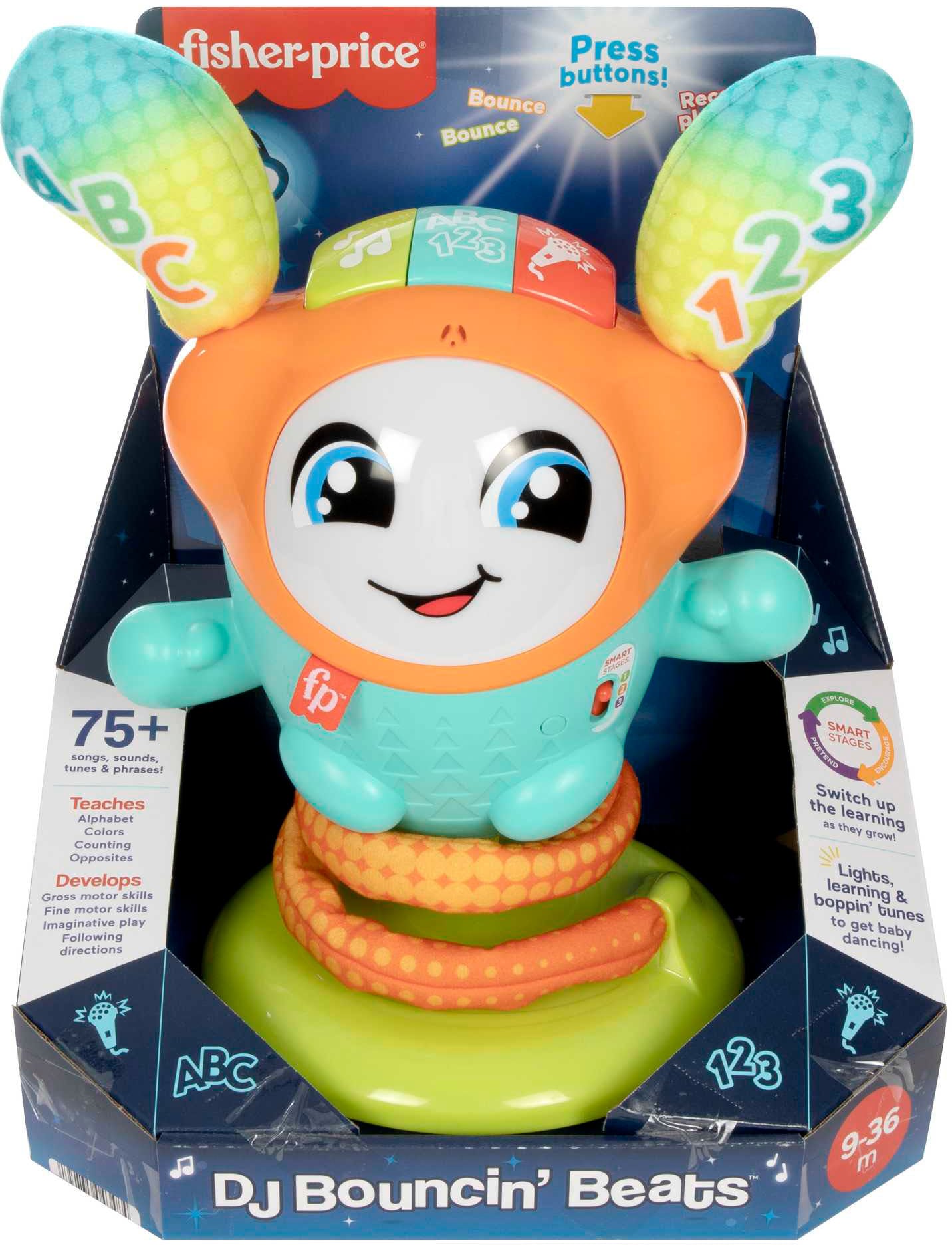 Fisher-Price® Lernspielzeug »DJ Hüpfi Lernspielzeug«, mit Licht und Sound