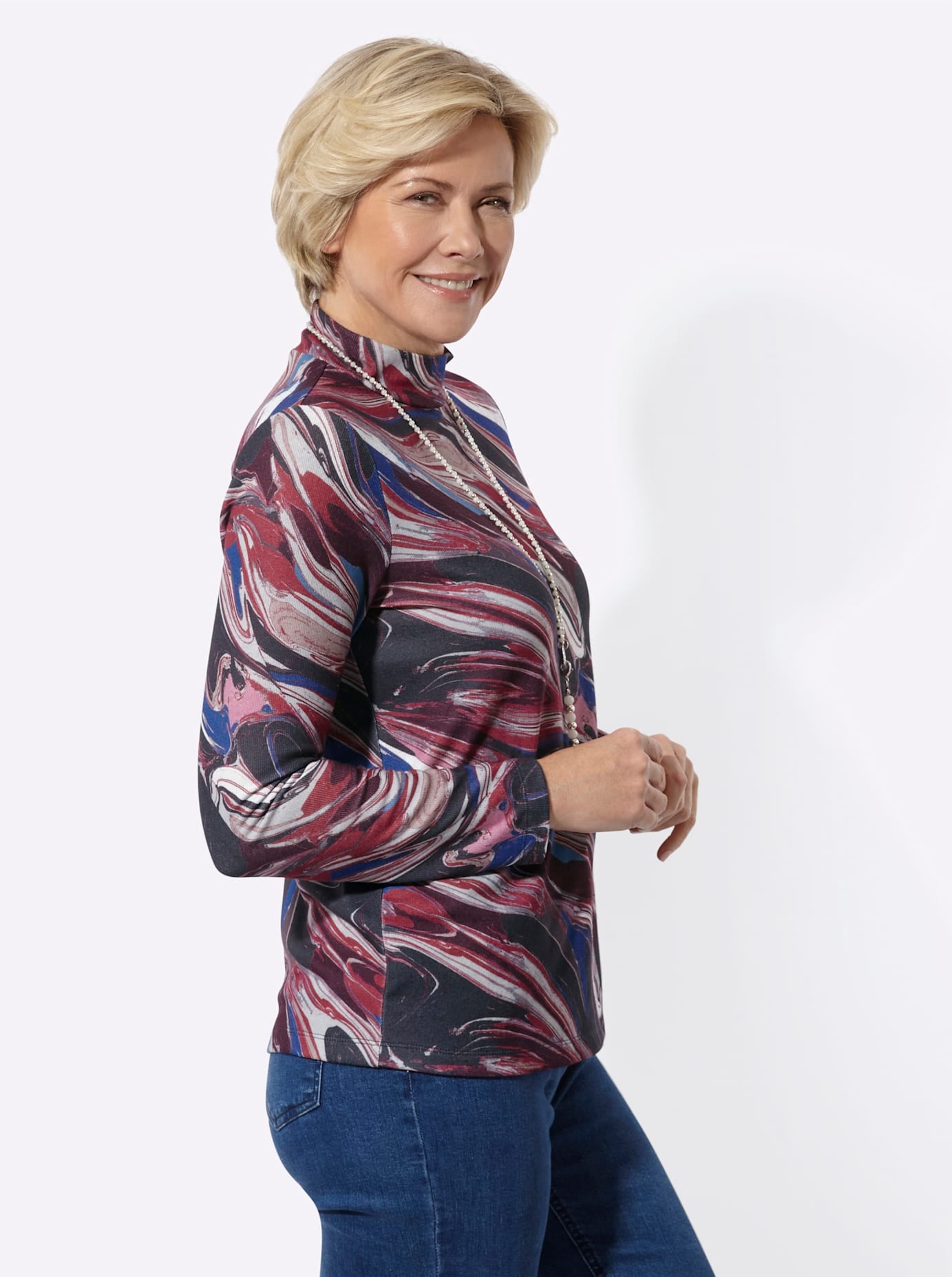 Classic Basics Stehkragenshirt »Stehkragen-Shirt« 1