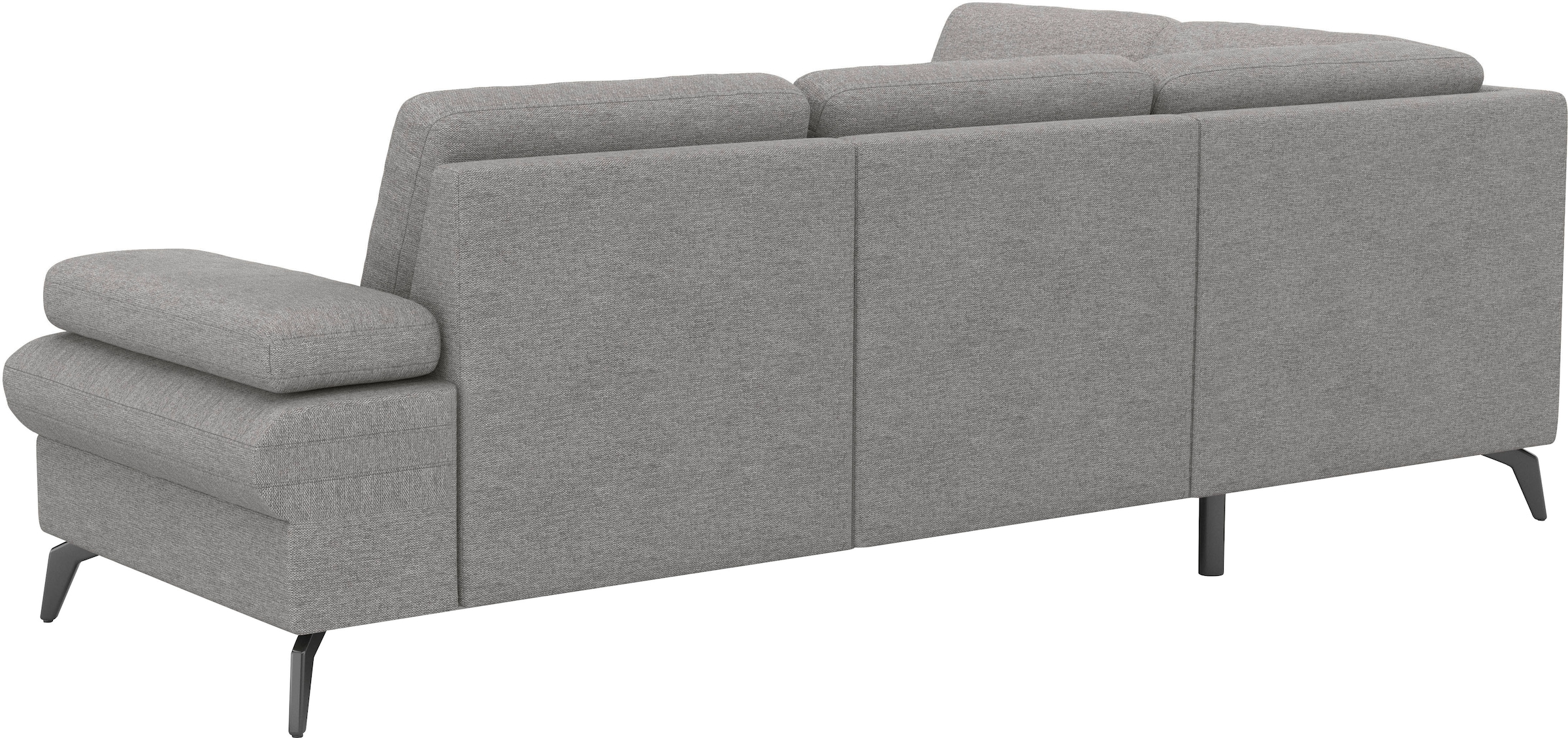 sit&more Ecksofa »Morris Jubi L-Form«, inkl. Armteilfunktion und 1 Zierkissen, wahlweise mit Bettfunktion