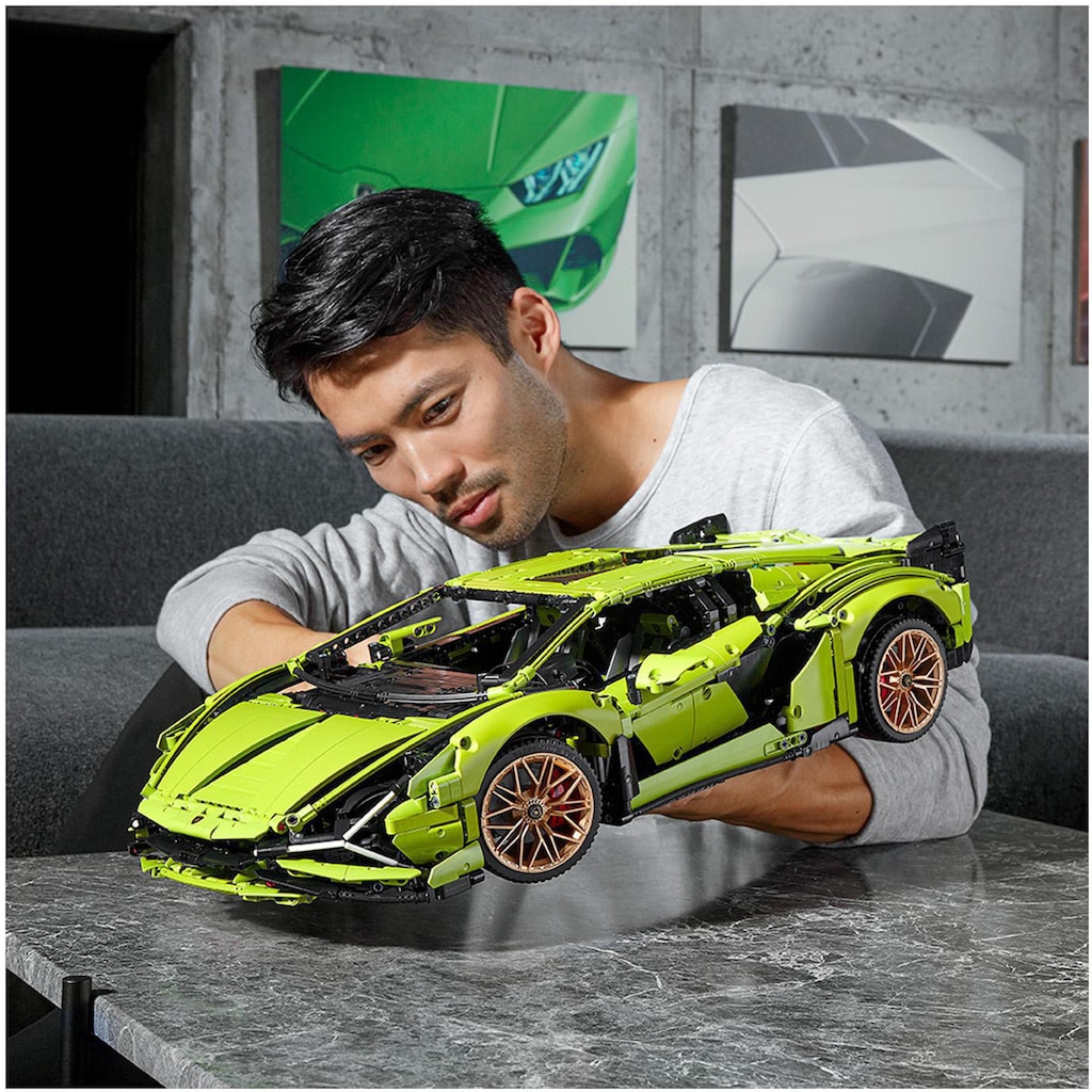 LEGO® Konstruktionsspielsteine »Lamborghini Sián FKP 37 (42115), LEGO® Technic«, (3696 St.)