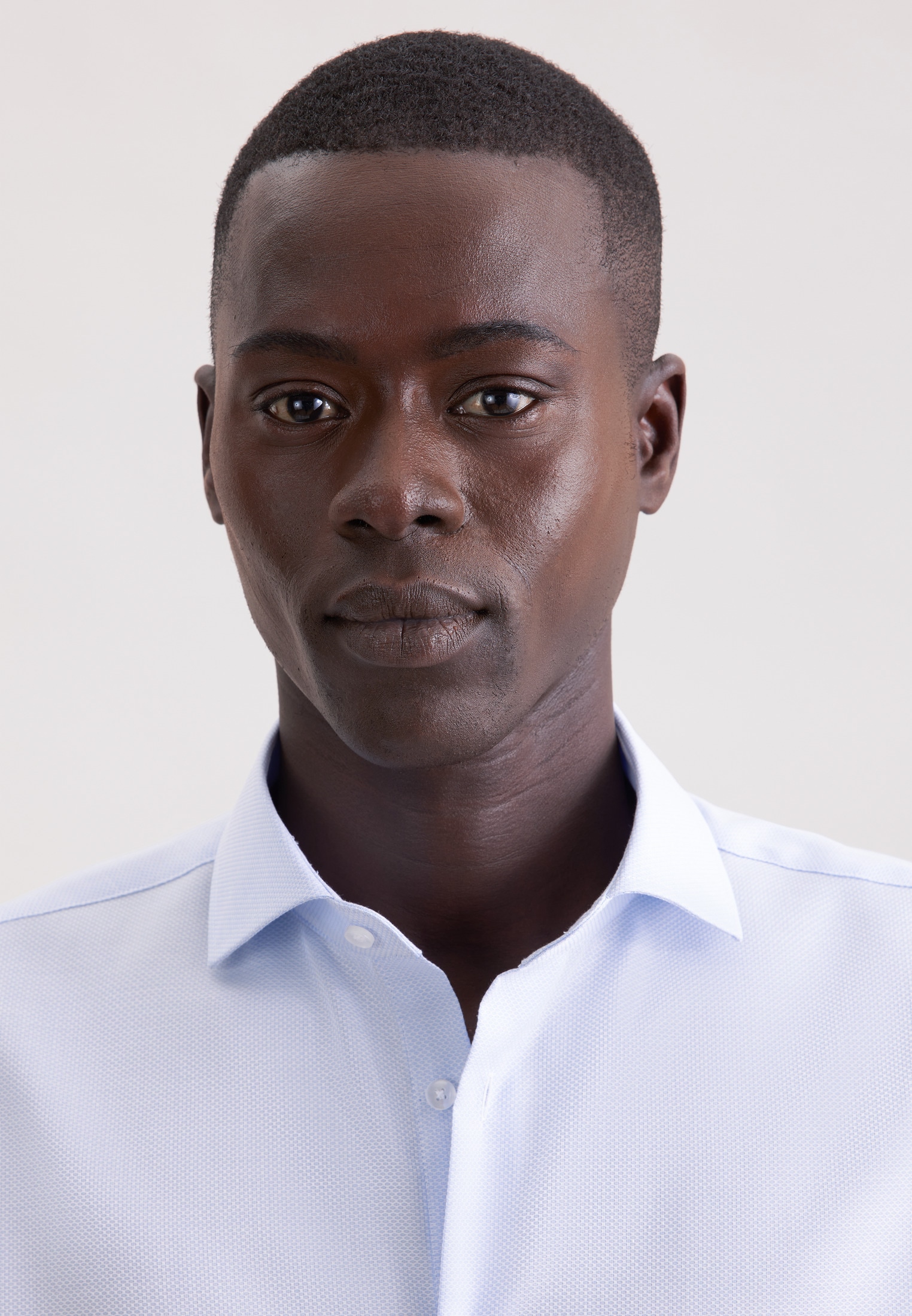 seidensticker Businesshemd »Schwarze Rose« Slim 1/2 Kentkragen Struktur